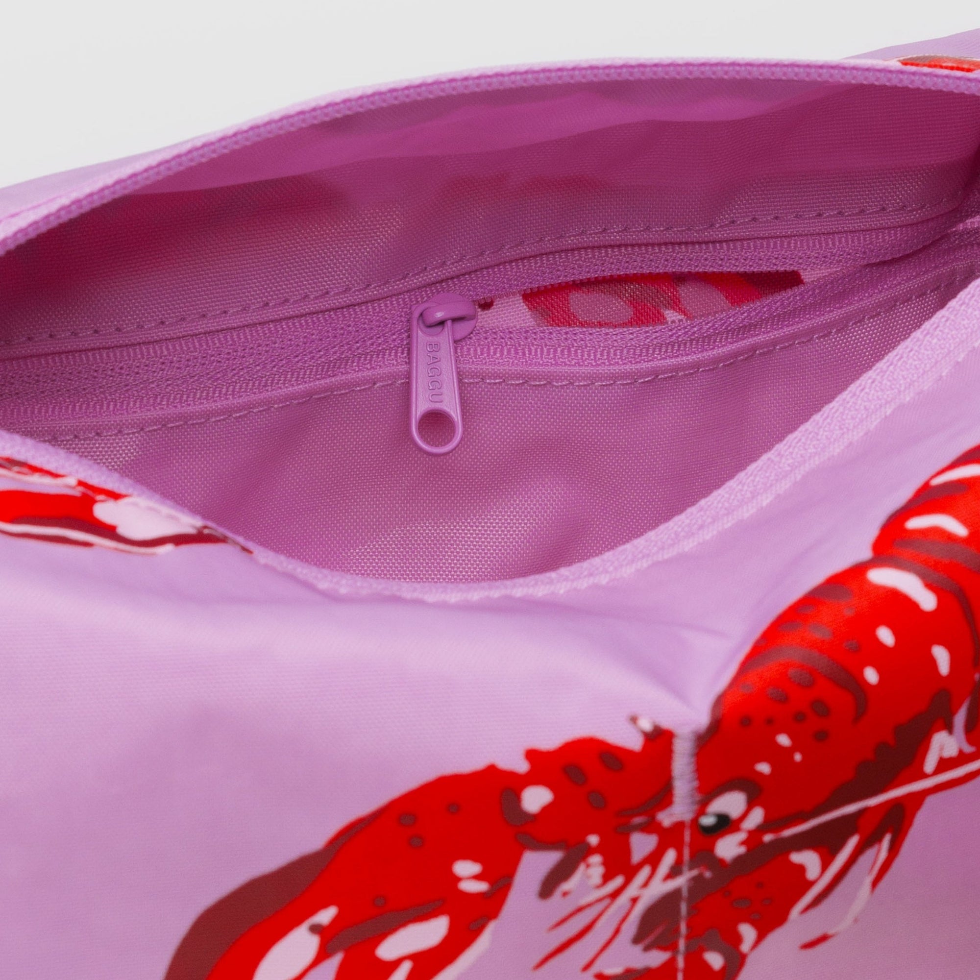 Baggu Dopp Kit in Pink Lobster