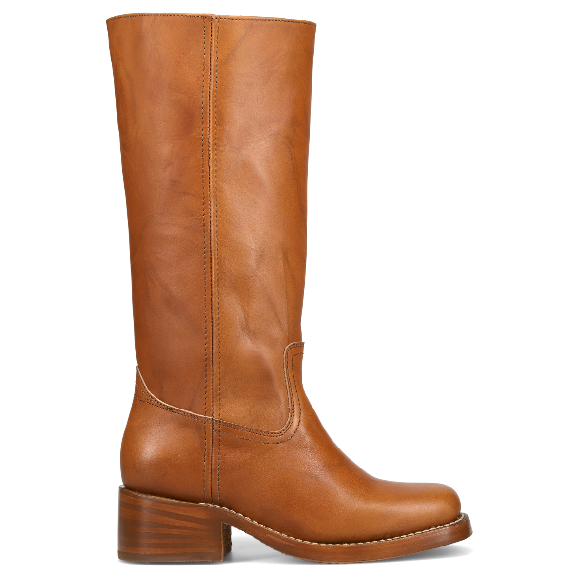Frye Women's Campus 14L in Saddle/Oiled leather