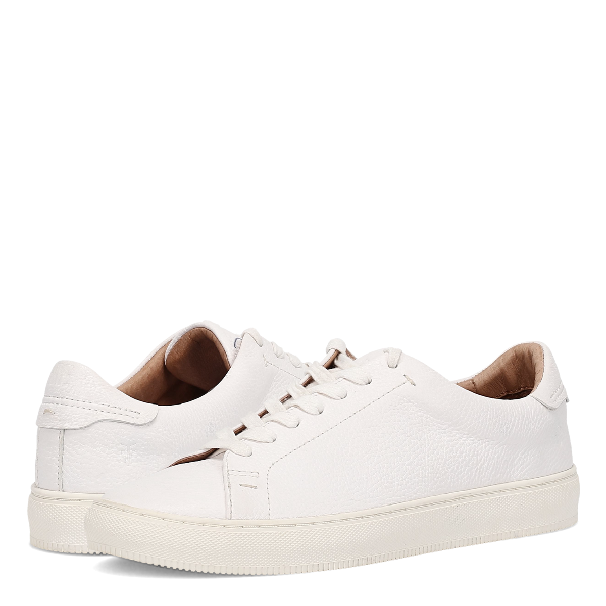 Frye Men's Astor Low Lace in White/Tumbled Cow