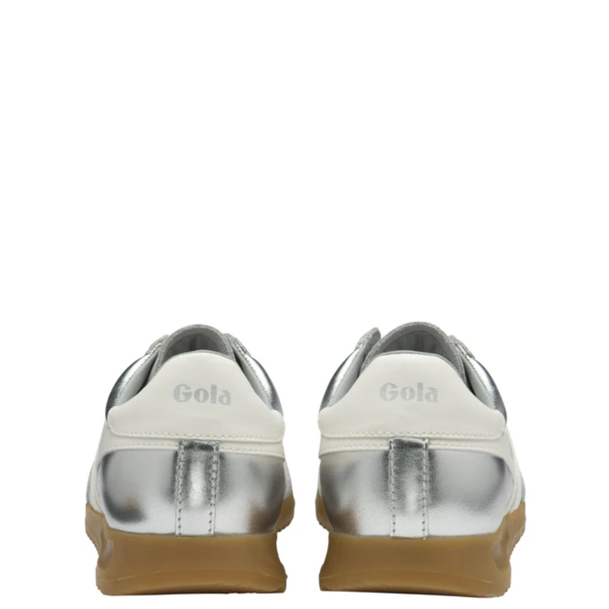 Gola Classics Women's Torpedo Glimmer in Silver/Off White