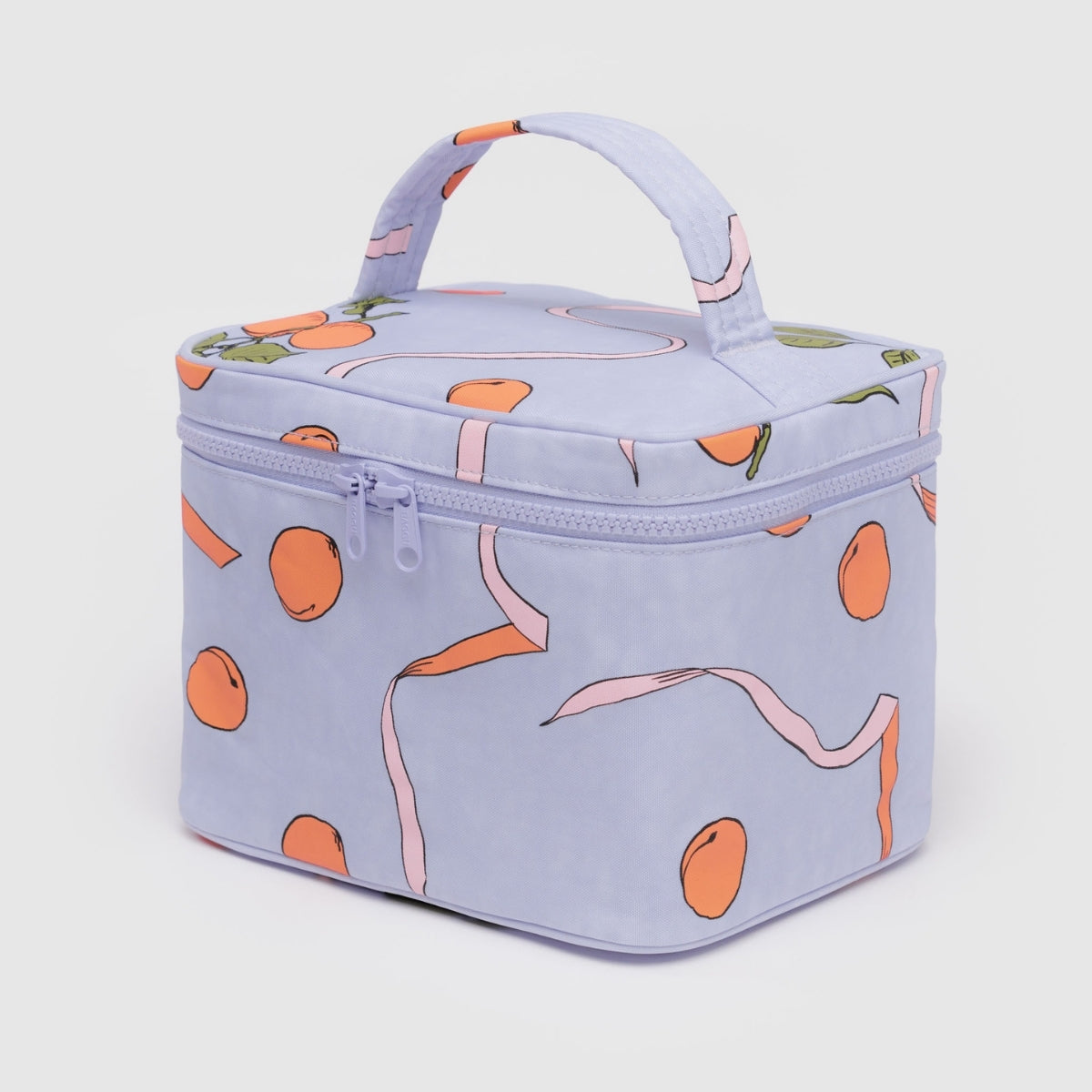 Baggu Large Cosmetic Case in Apricots & Ribbons
