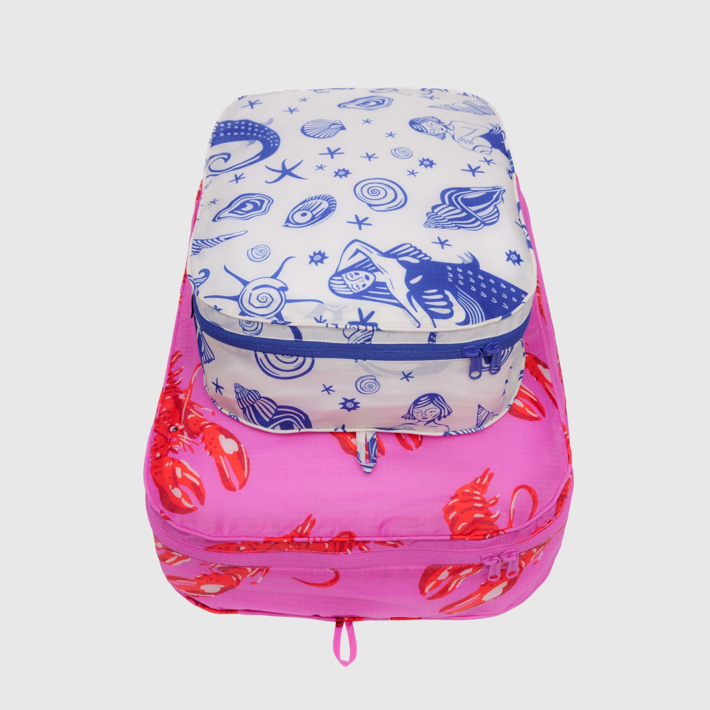 Baggu Large Packing Cube Set in Sea Creatures
