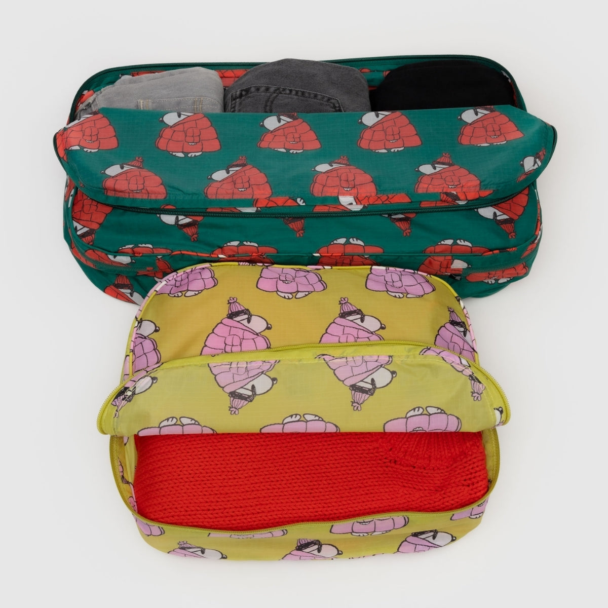 Baggu Large Packing Cube Set in Puffer Snoopy