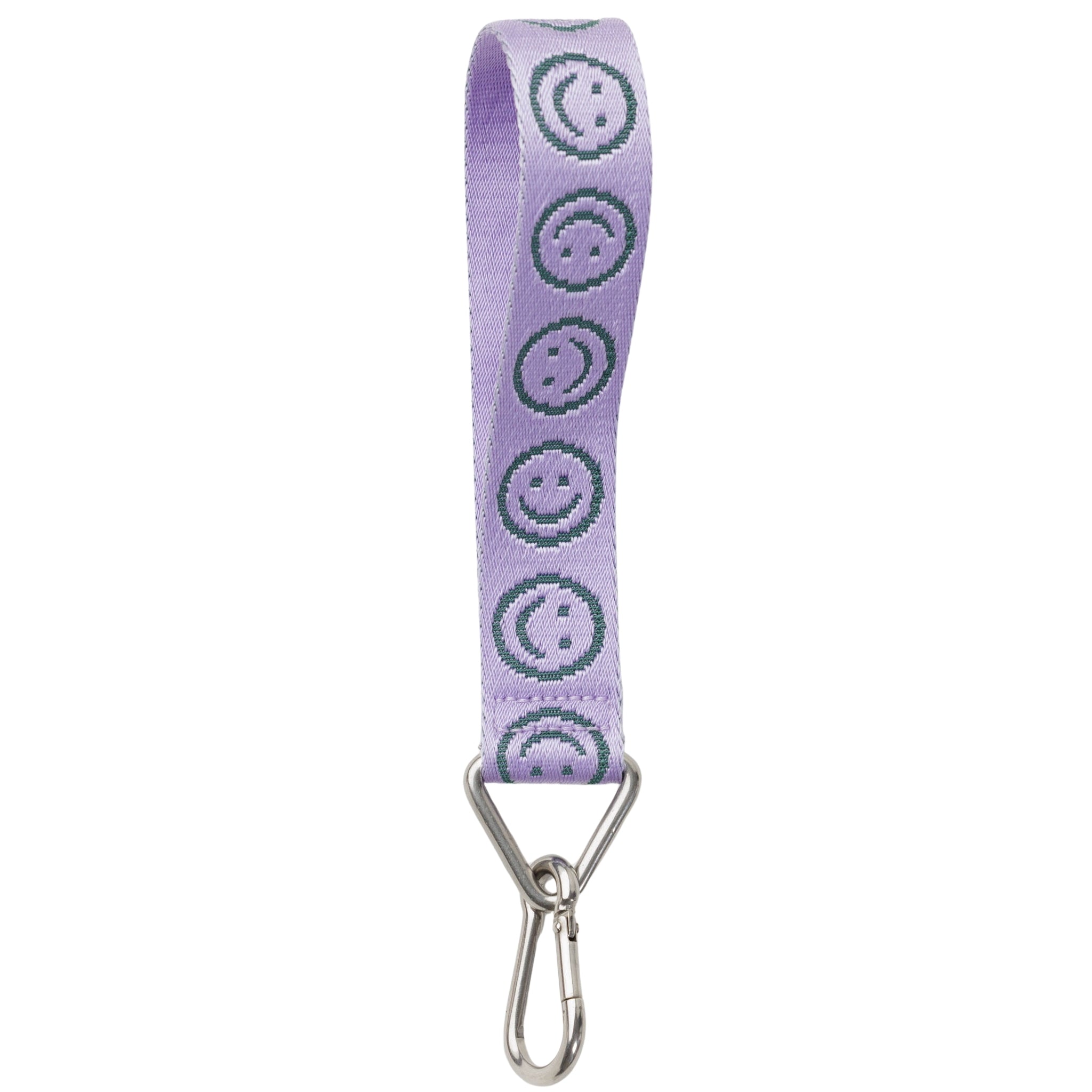 Baggu Logo Keychain in Lilac Happy