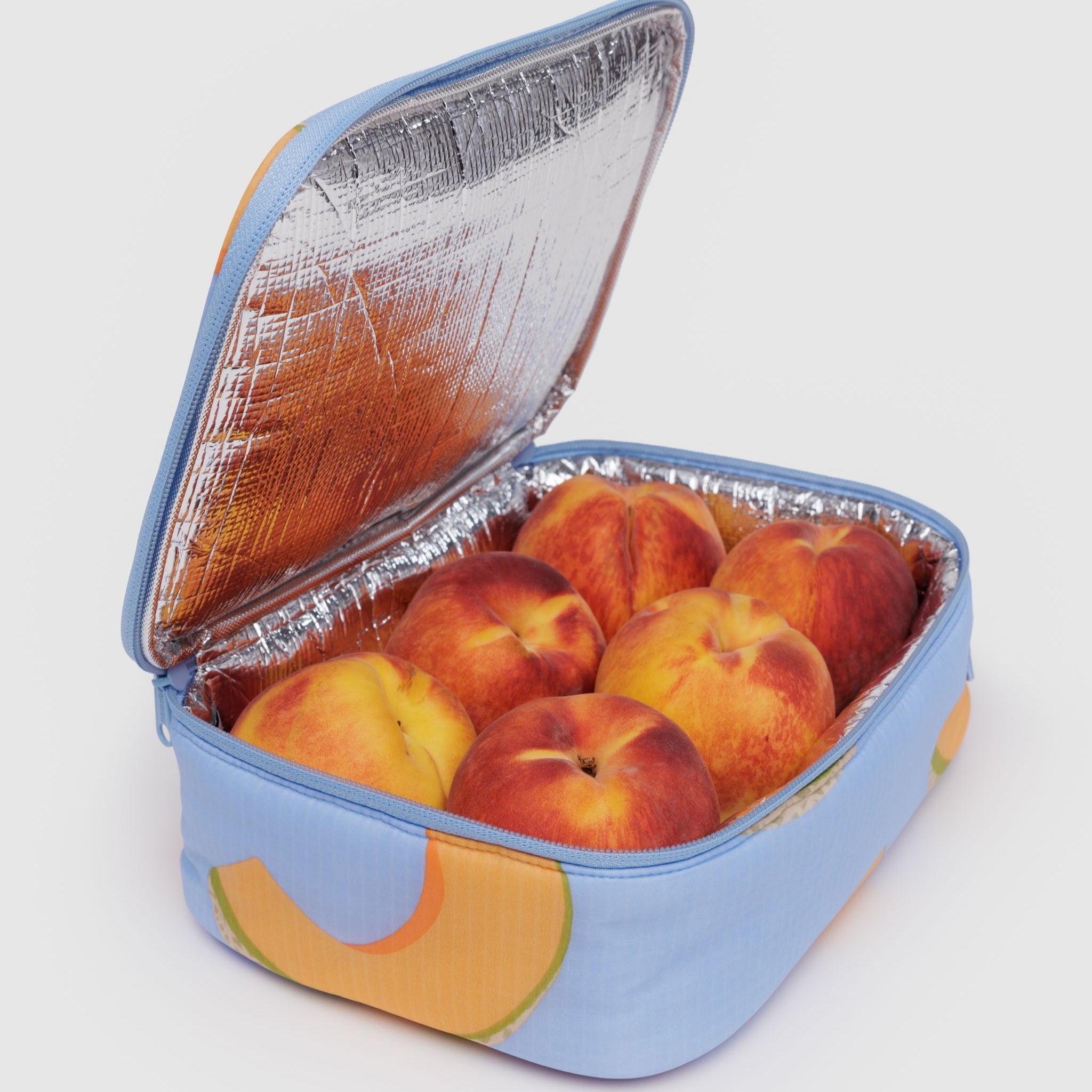 Baggu Lunch Box in Cantaloupe Blue
