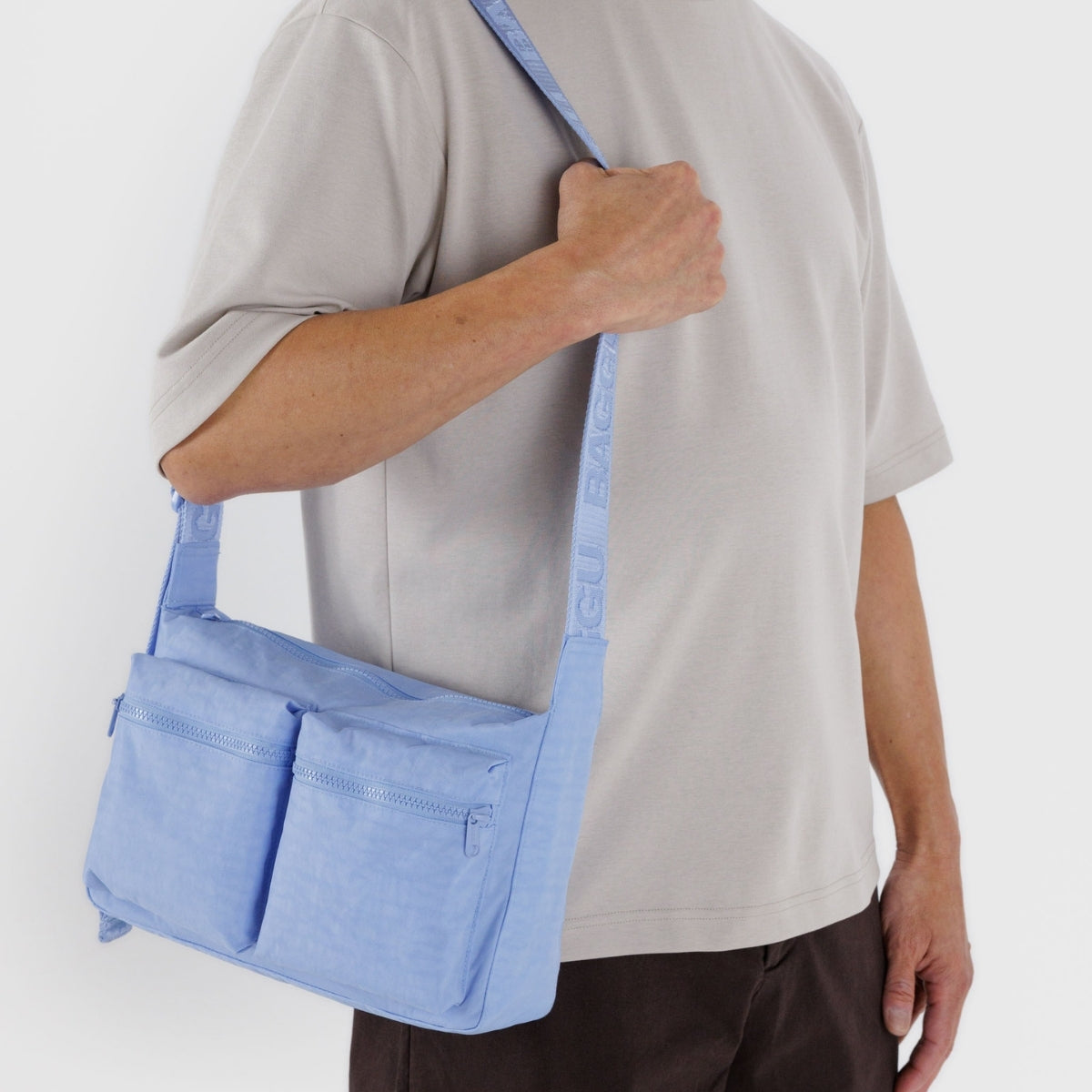 Baggu Medium Cargo Crossbody in French Blue