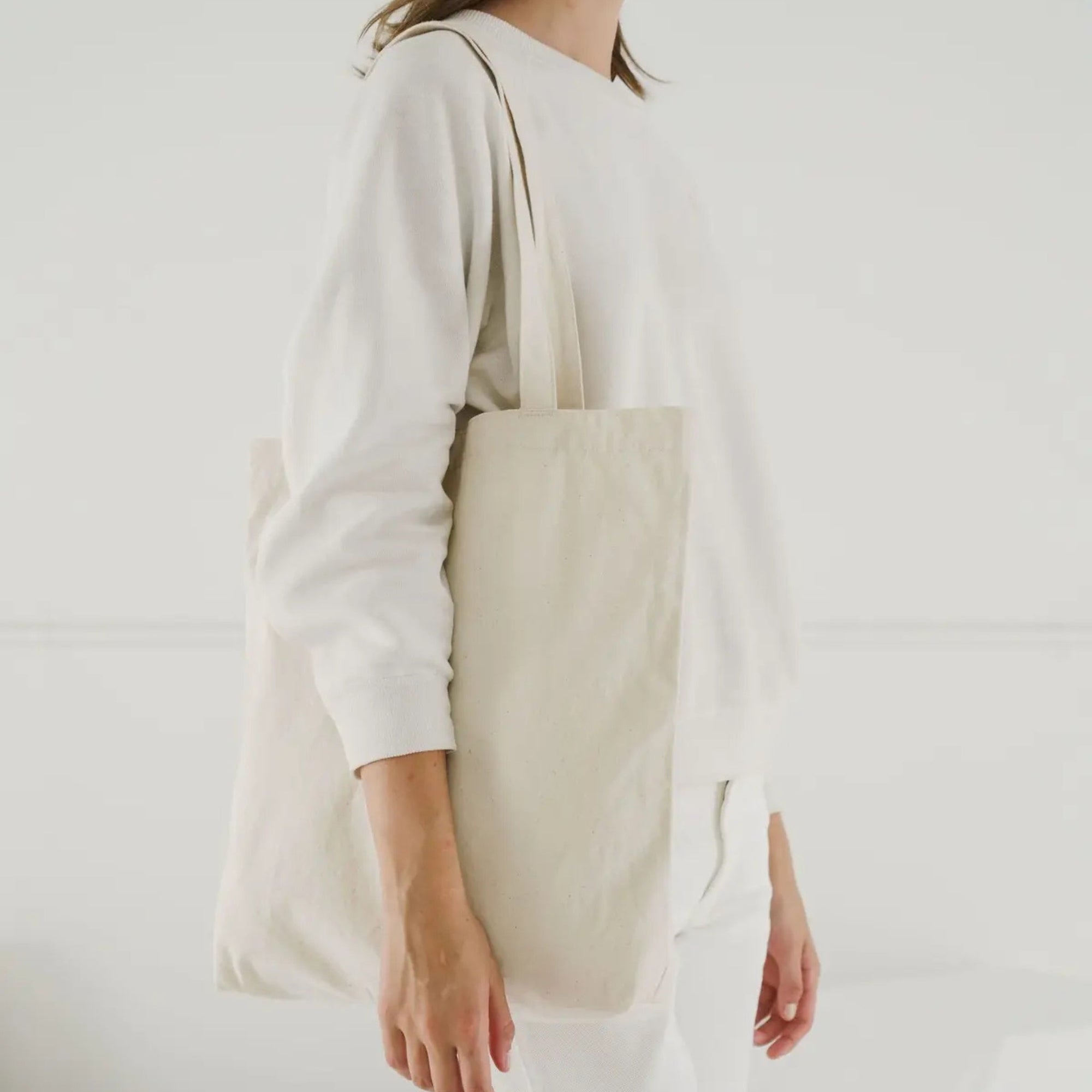 Baggu Merch Tote in Natural Canvas