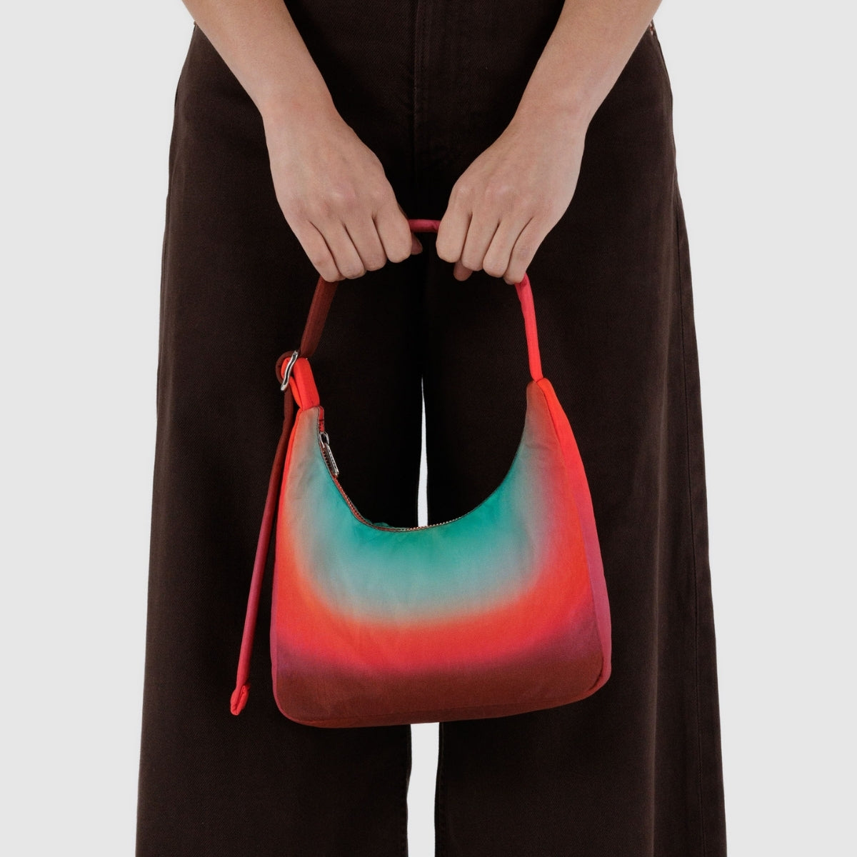 Baggu Mini Nylon Shoulder Bag in Rain