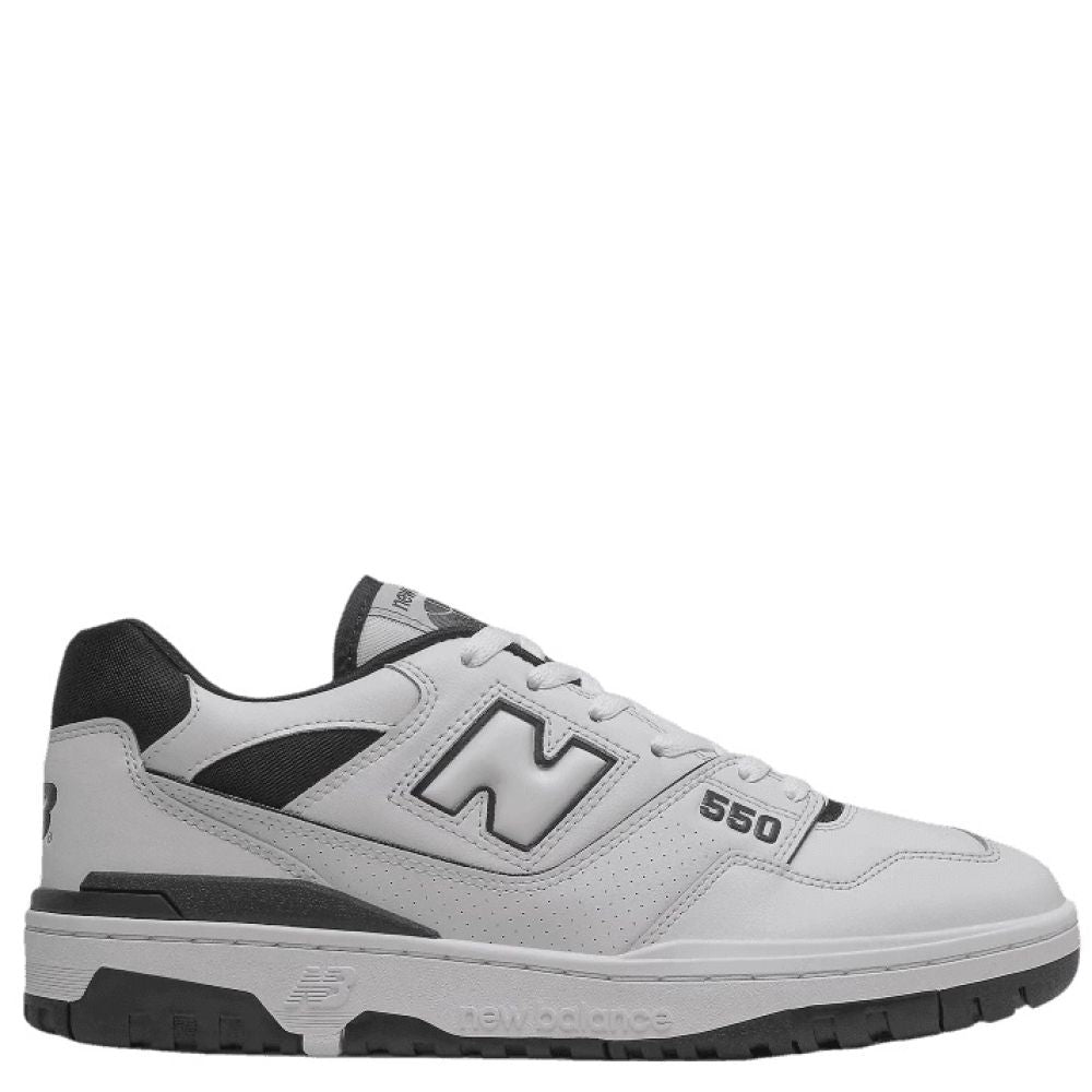 New Balance Men&#39;s 550 in White with Black