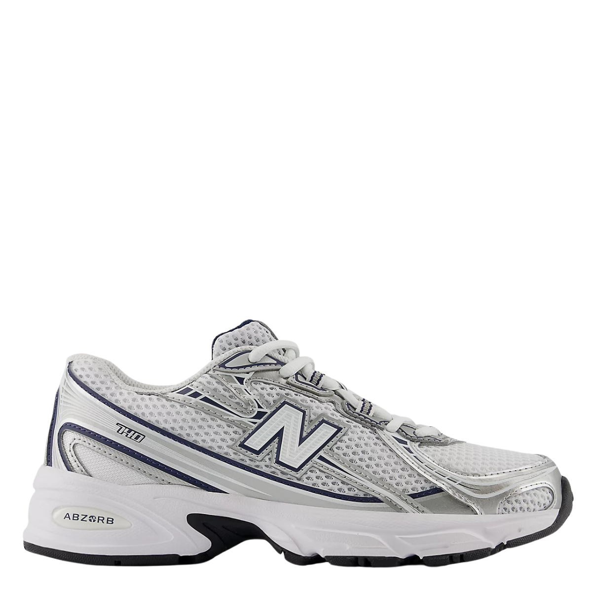 New Balance Youth 740 in Navy with White