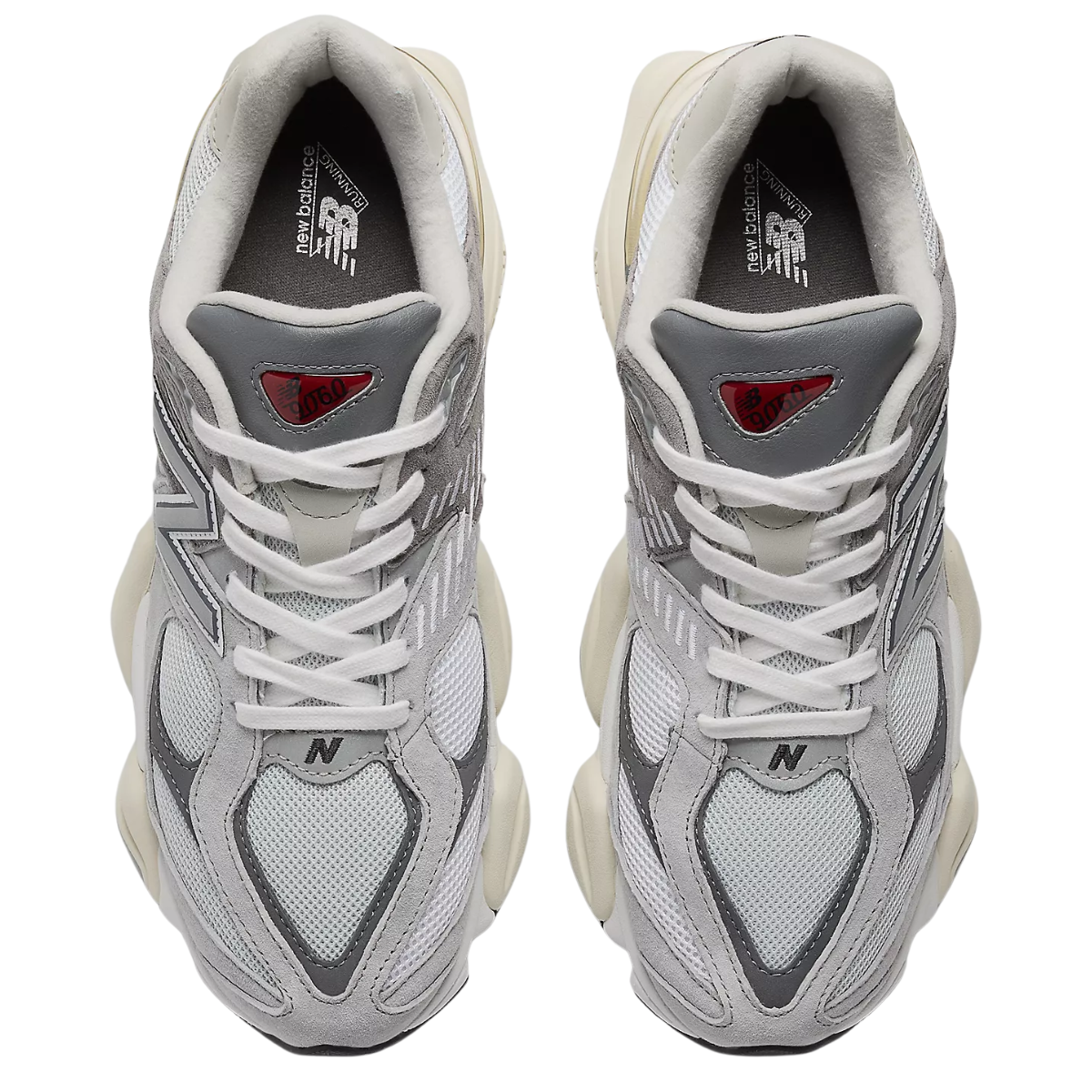 New Balance 9060 in Rain Cloud with Castlerock and White