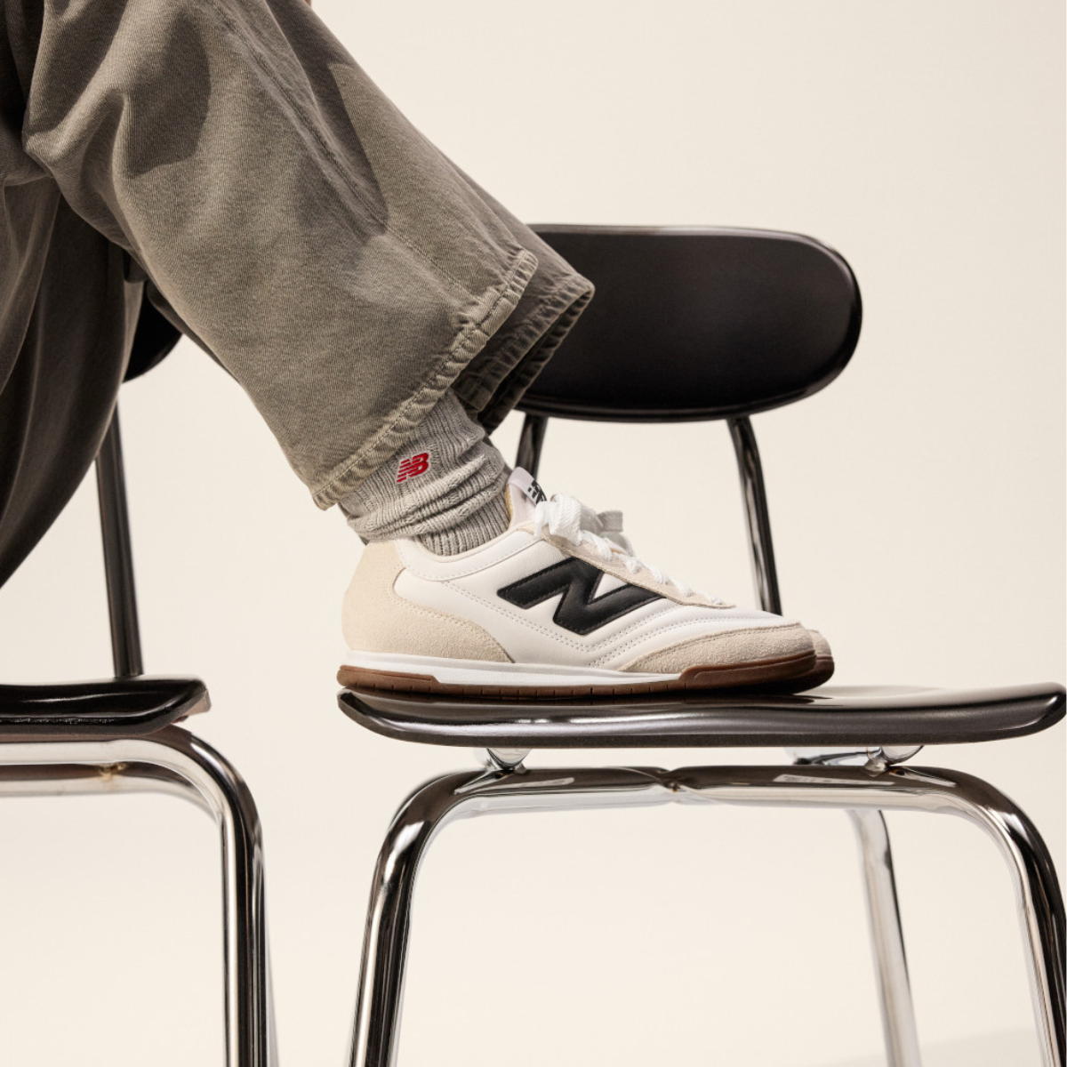 New Balance Women's RC42 in White with Reflection