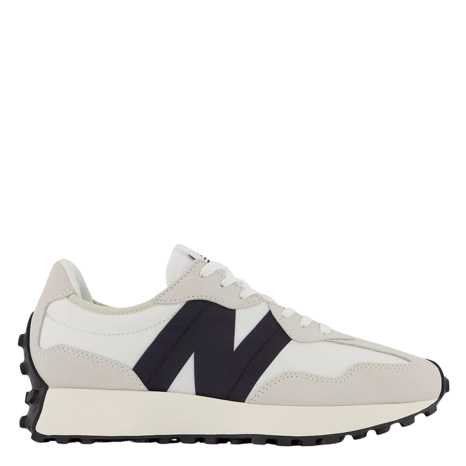 New Balance Women's 327 in Sea Salt with White and Black