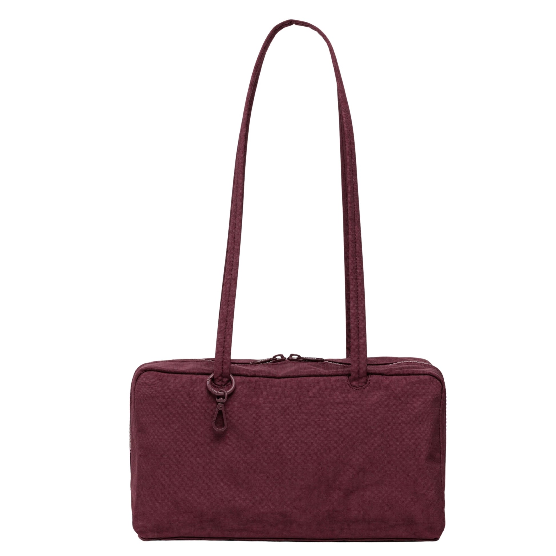 Baggu Nylon Bowler Bag in Mahogany