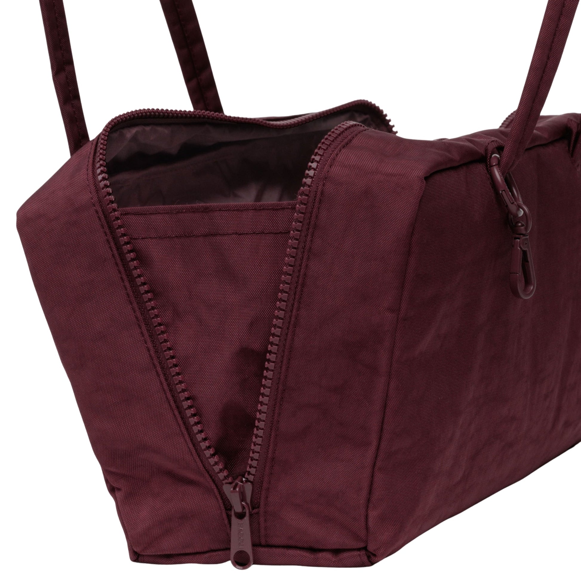 Baggu Nylon Bowler Bag in Mahogany