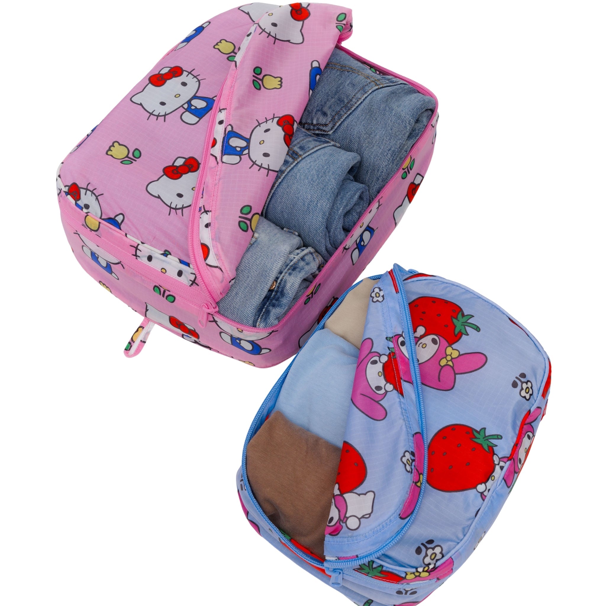 Baggu Packing Cube Set in Hello Kitty and Friends Florals