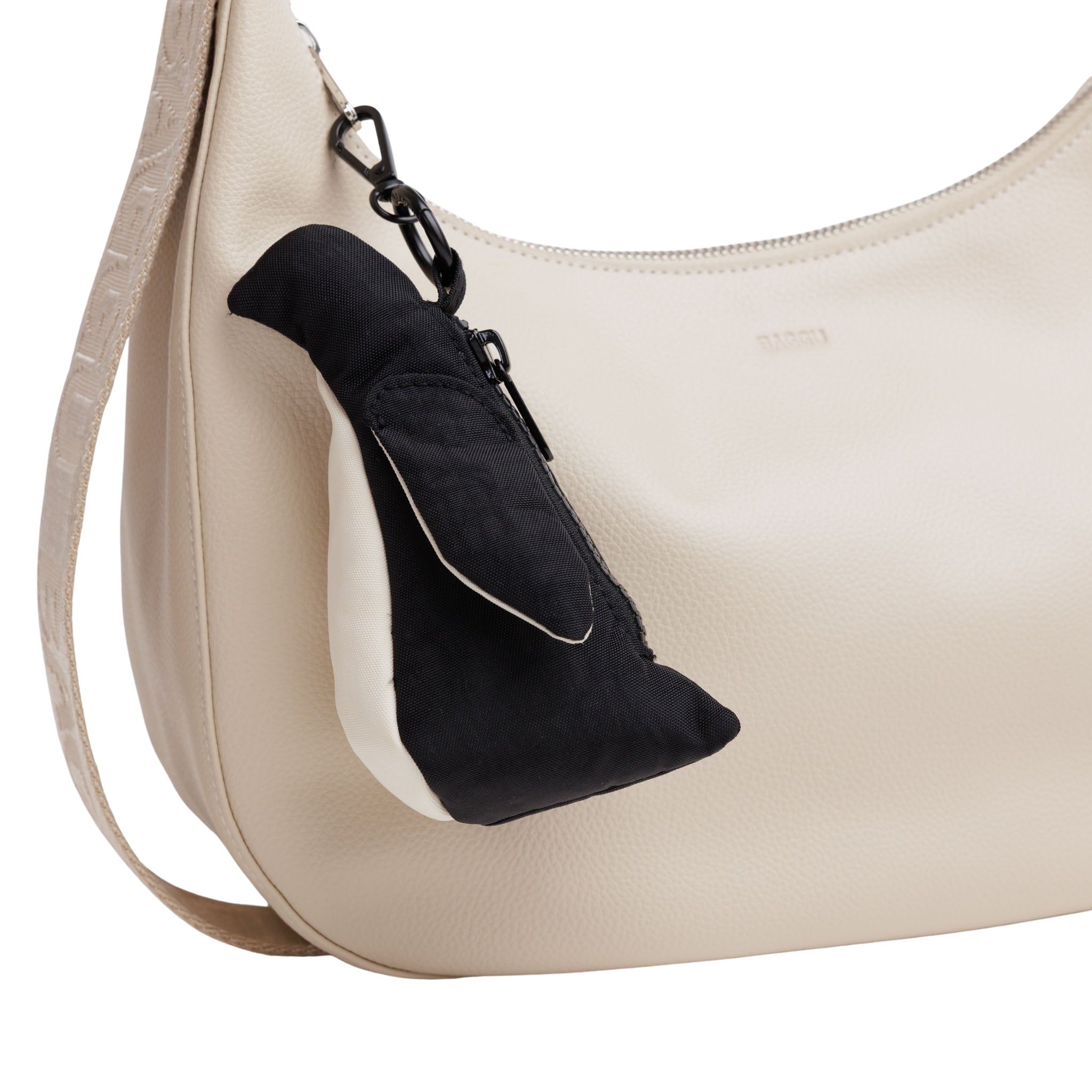 Baggu Penguin Charm in Black & White