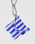 Baggu Puffy Earbuds Case in Blue Painted Stripe