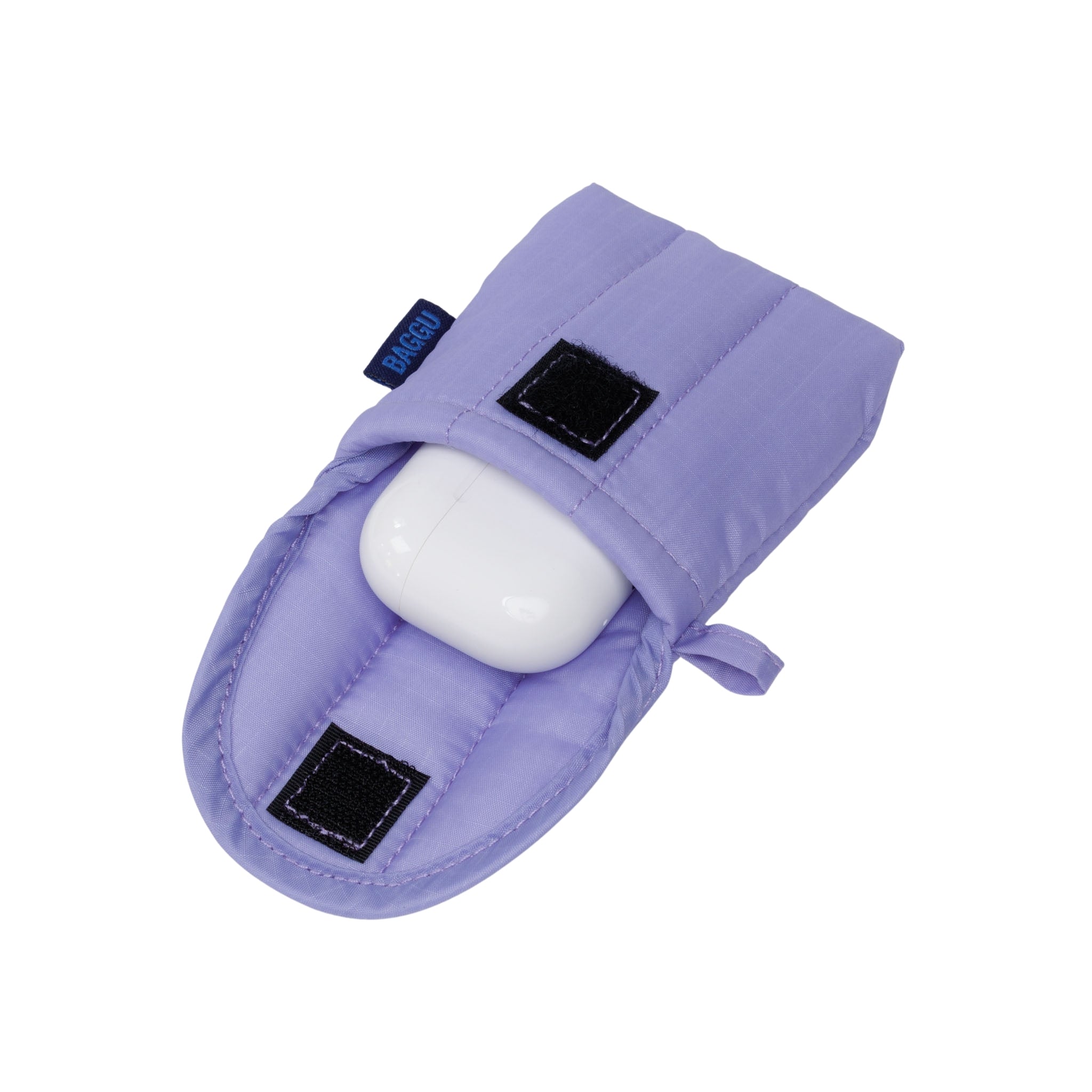 Baggu Puffy Earbuds Case in Wisteria