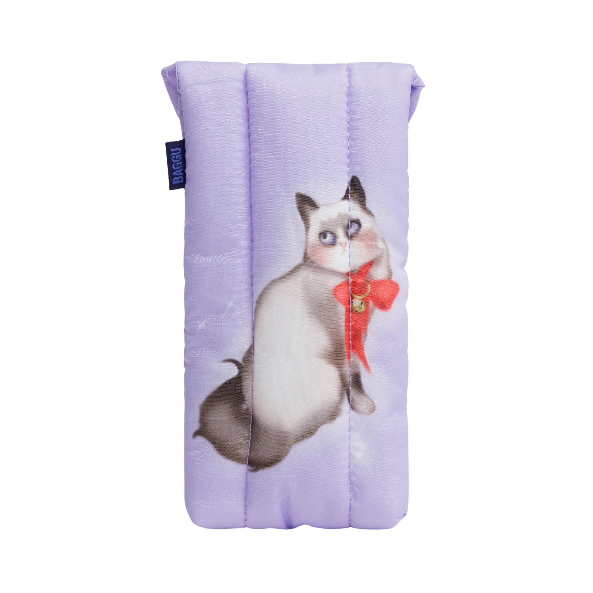 Baggu Puffy Glasses Sleeve in Fancy Cats