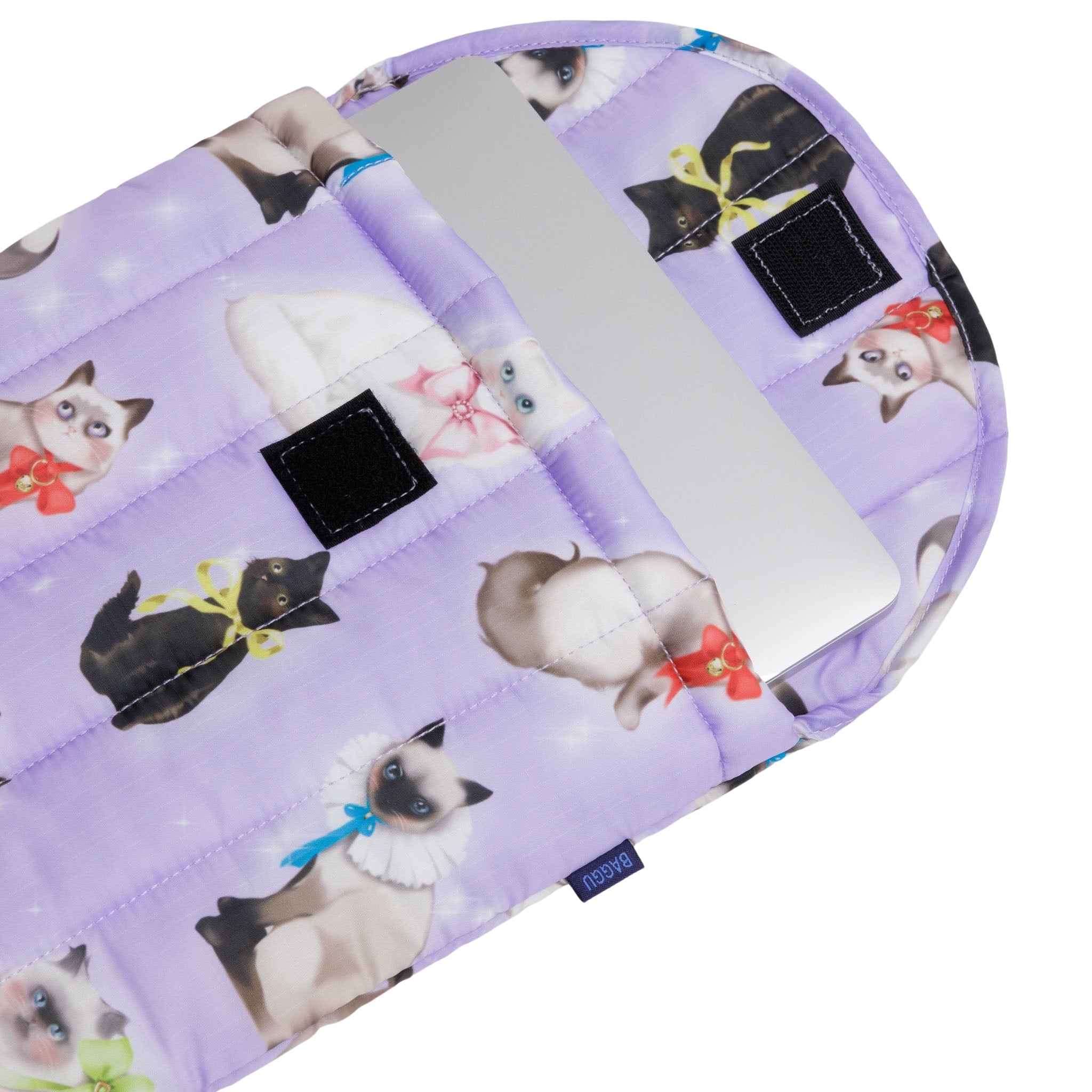 Baggu Puffy Laptop Sleeve 13"/14" in Fancy Cats