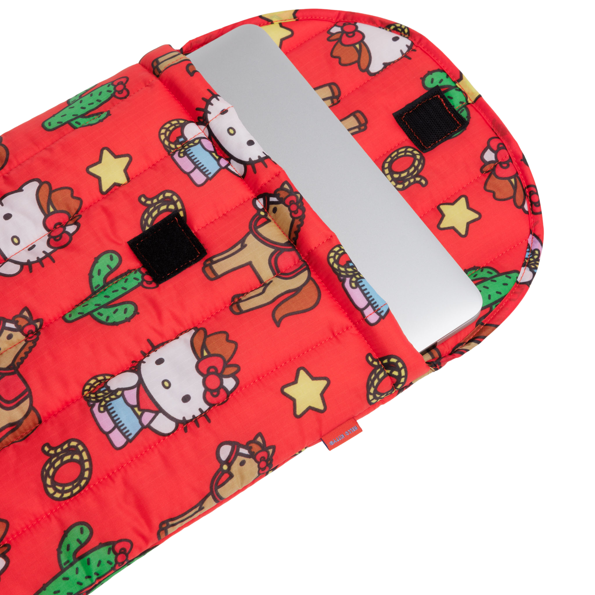 Baggu Puffy Laptop Sleeve 16" in Hello Kitty Western