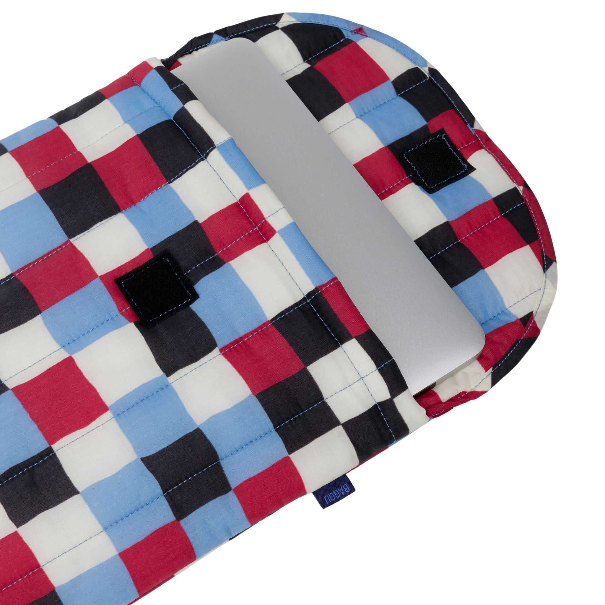 Baggu Puffy Laptop Sleeve 16" in Painted Check