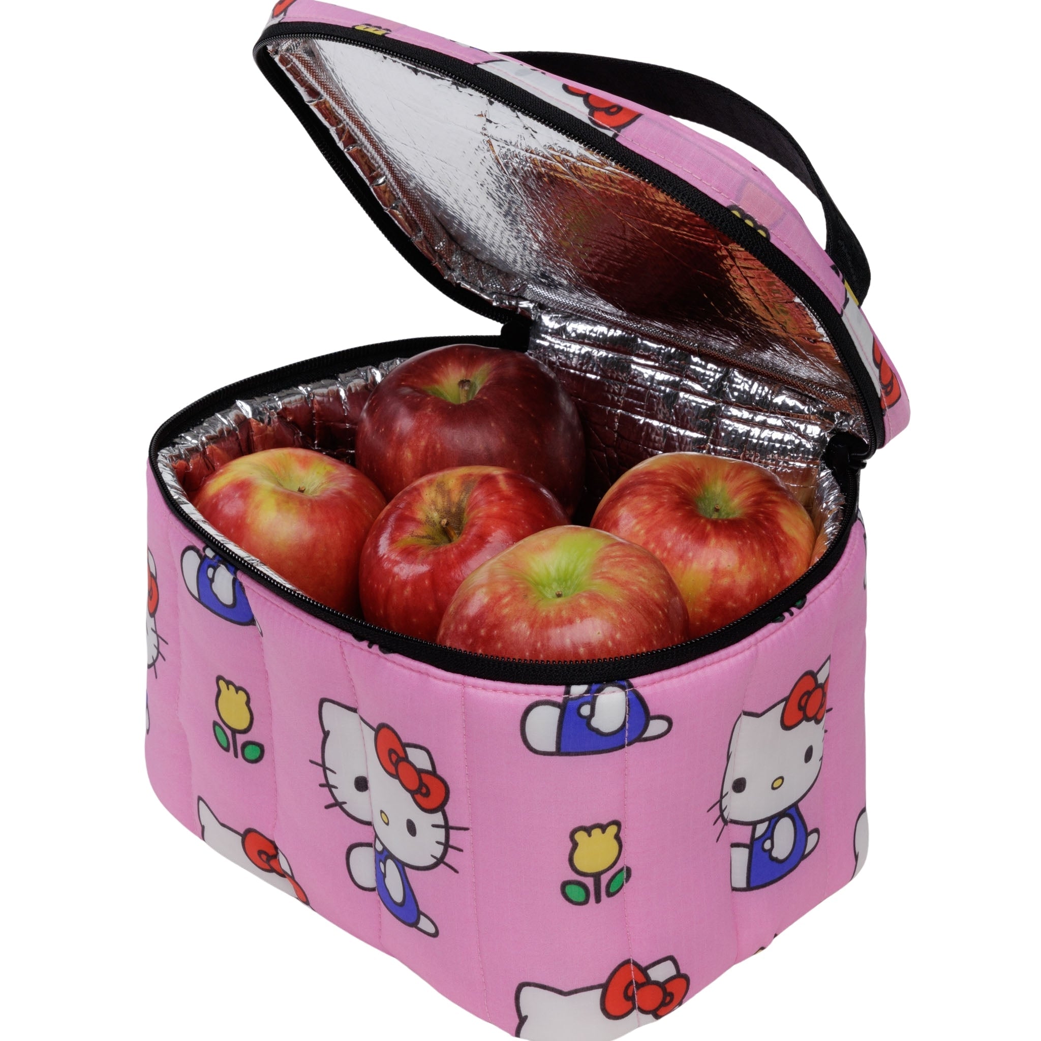 Baggu Puffy Lunch Bag in Hello Kitty Pink