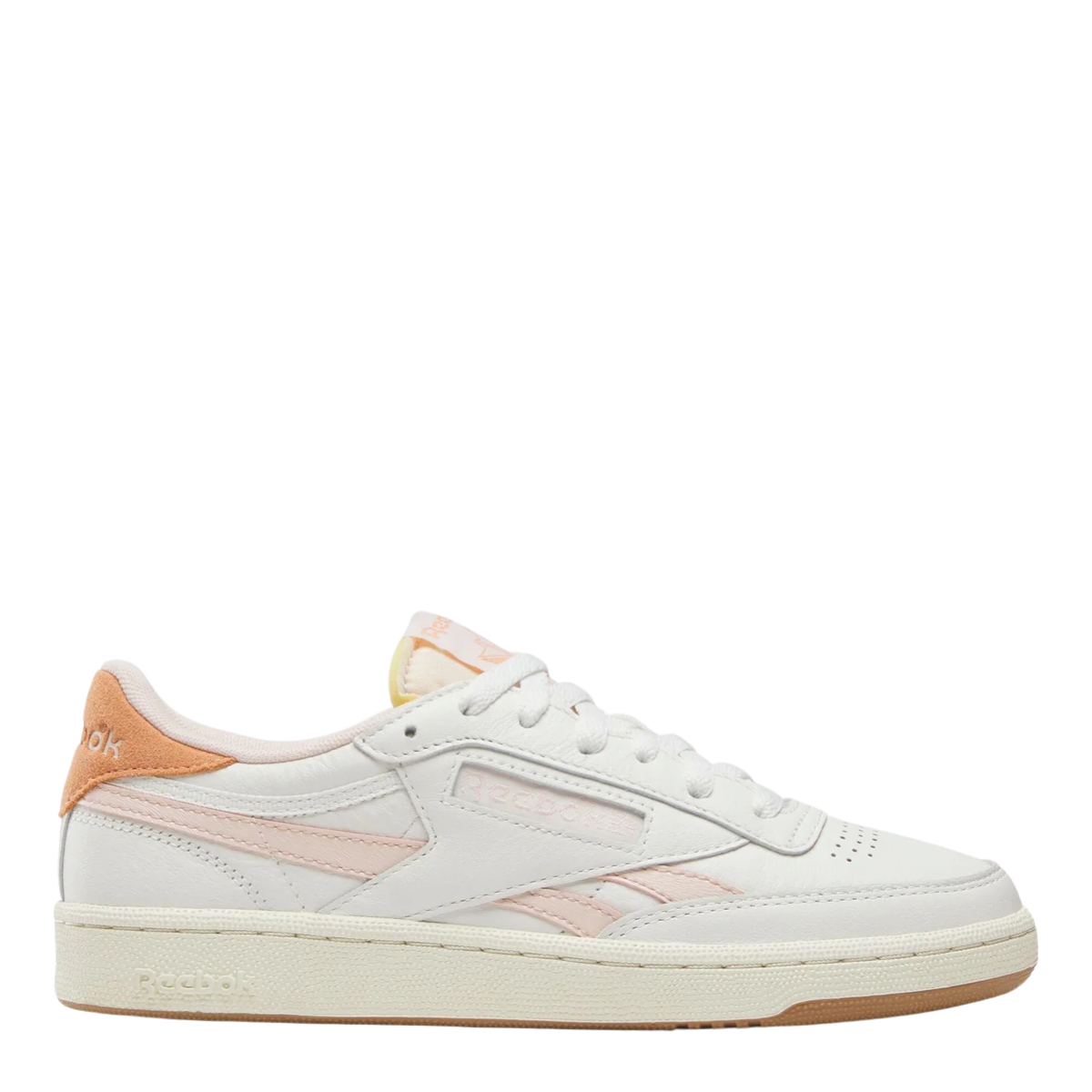 Reebok Women's Club C Revenge Vintage in Chalk/Bleached Peach/Sunkissed