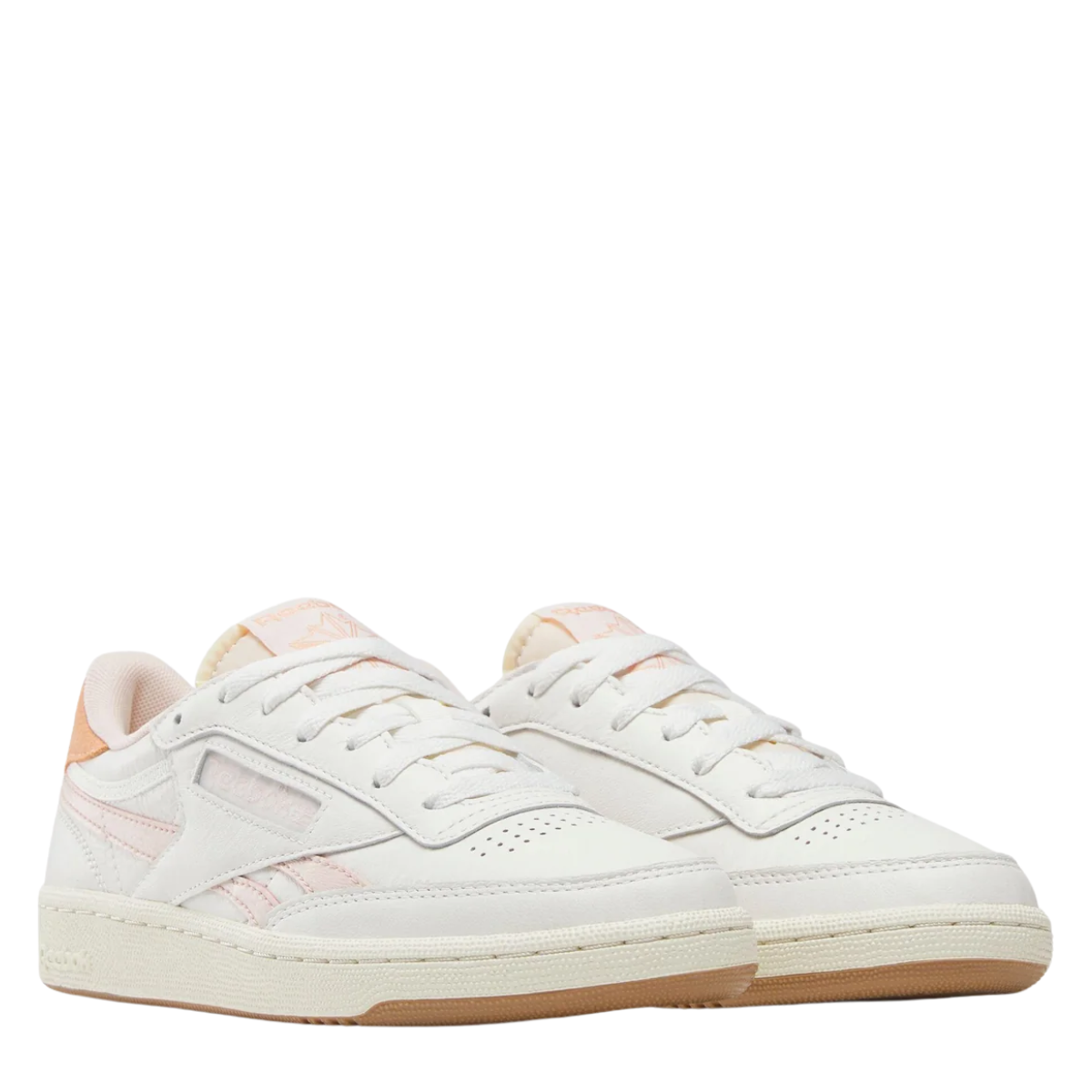 Reebok Women's Club C Revenge Vintage in Chalk/Bleached Peach/Sunkissed