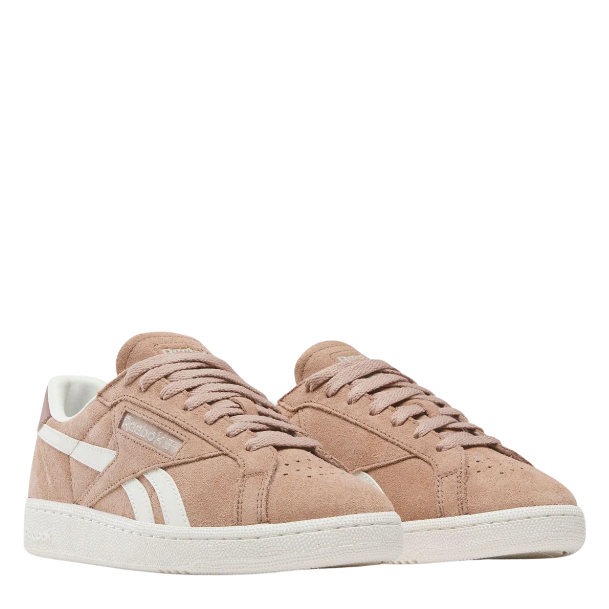 Reebok Women's Club C Grounds UK in Earth/Chalk/Scorched Earth
