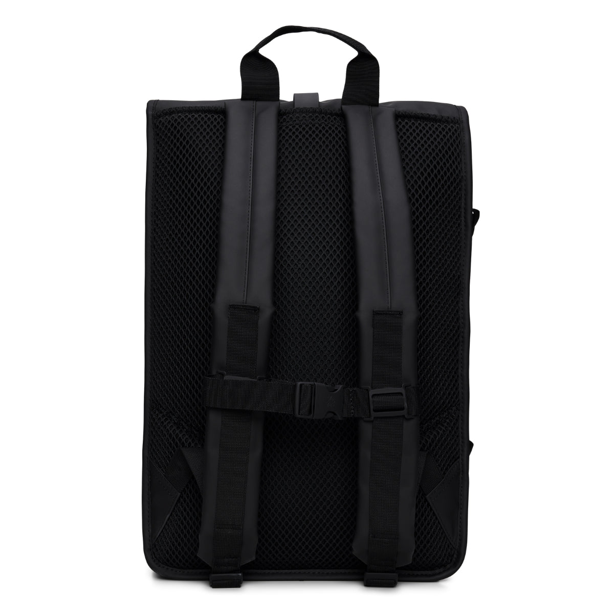Rains Rolltop Rucksack Large in Black
