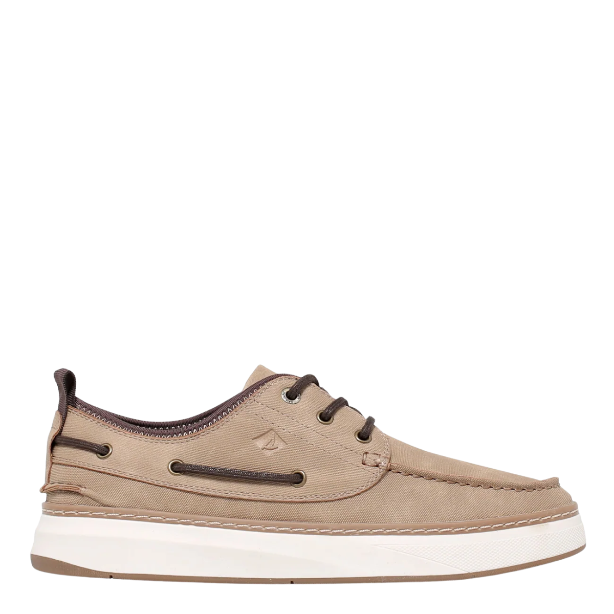 Sperry Men's Moc Neo Boat Shoe in Taupe