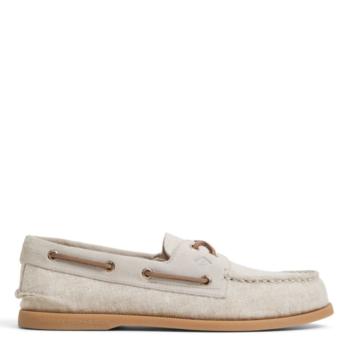 Sperry Men's Authentic Original 2-Eye Boat Shoe in Light Beige