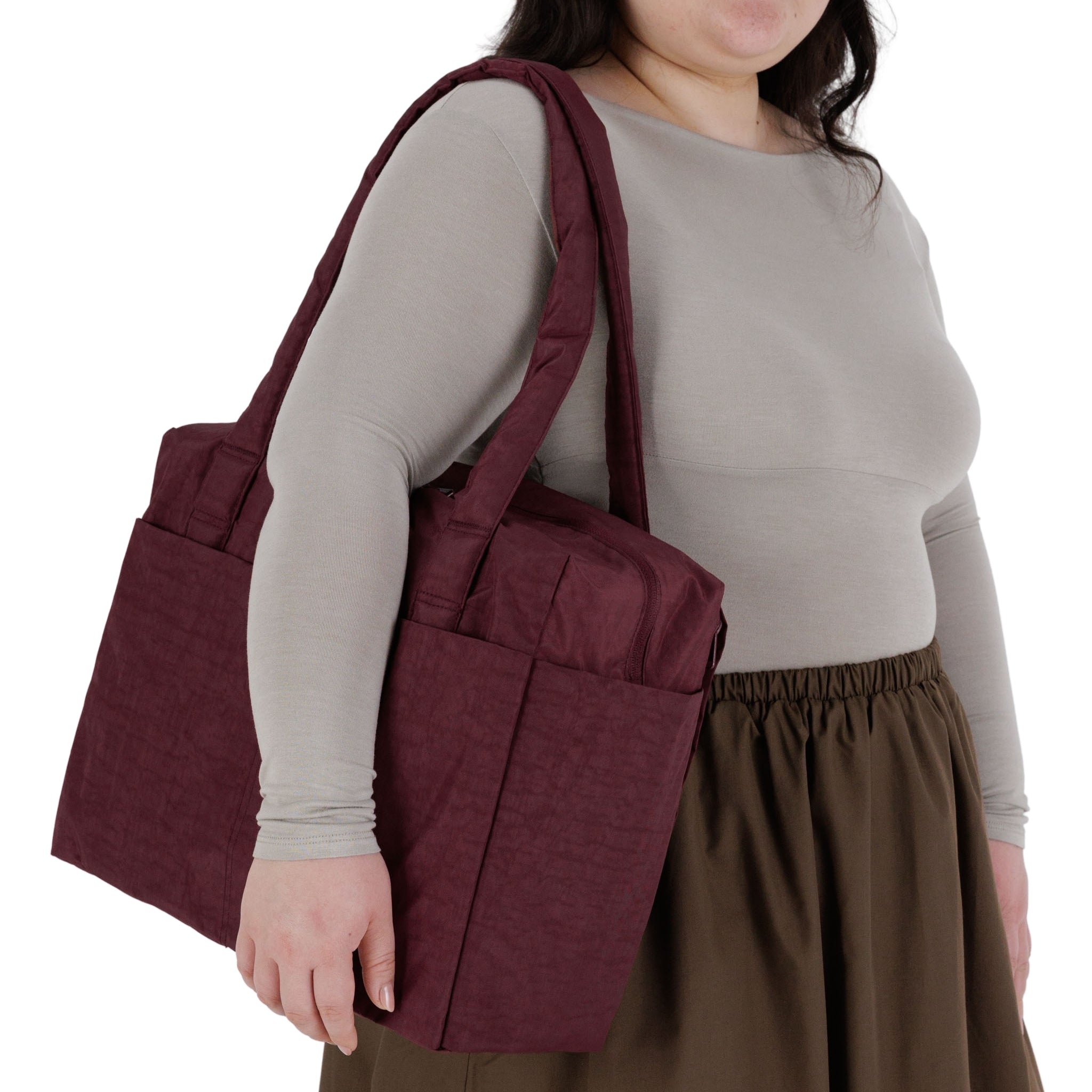Baggu Small Cloud Carry-On in Mahogany