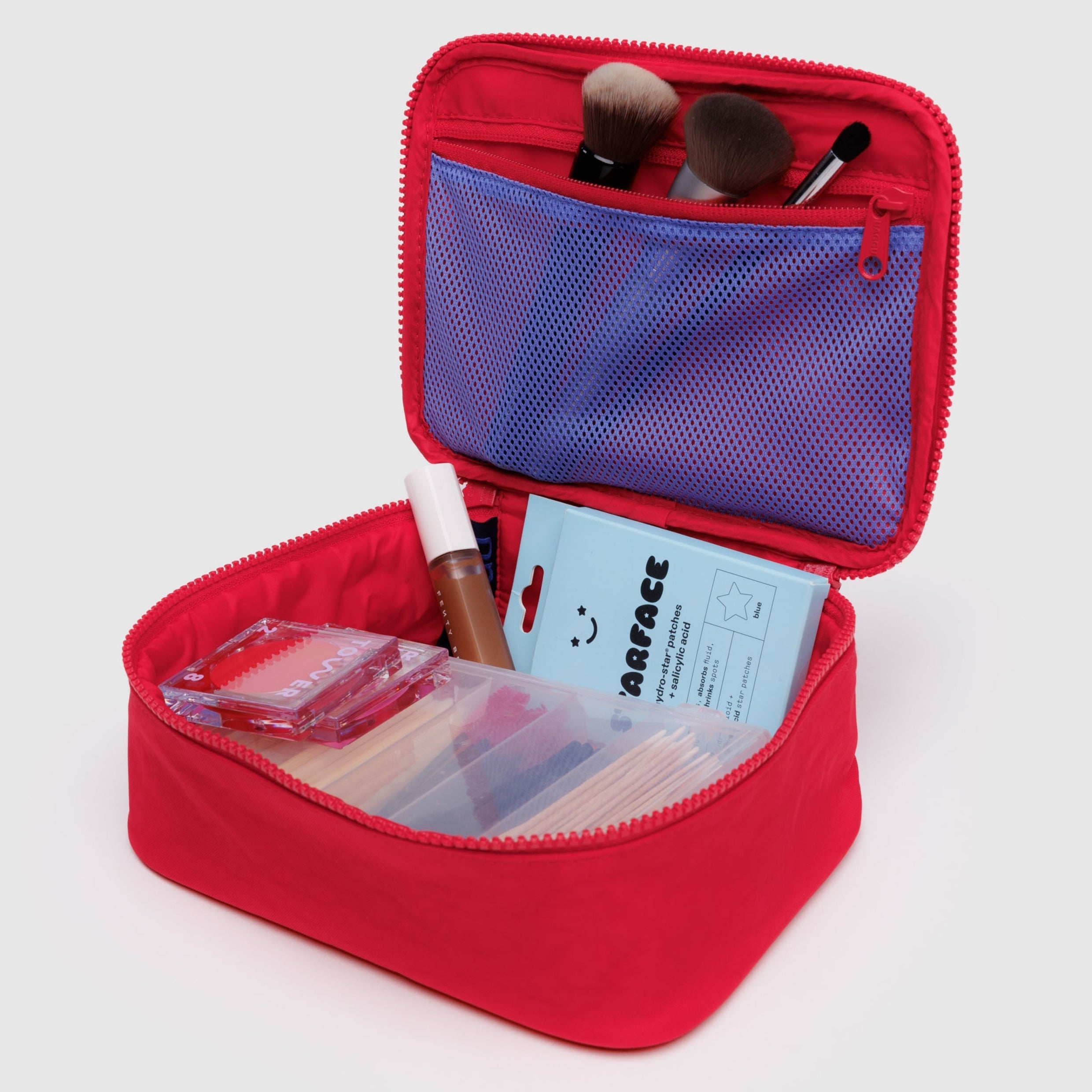 Baggu Small Cosmetic Case in Candy Apple