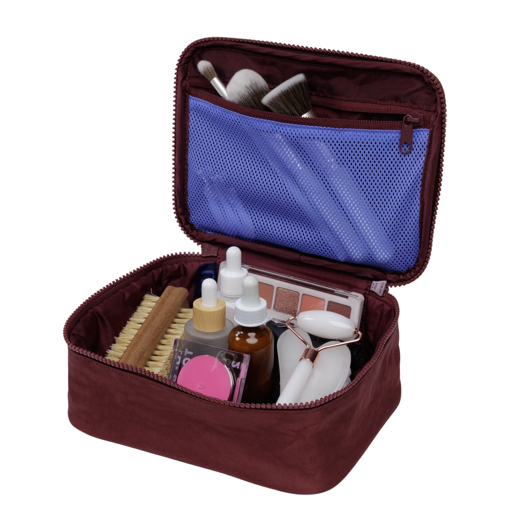 Baggu Small Cosmetic Case in Mahogany