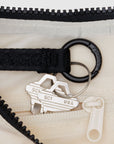 Baggu Small Nylon Crescent Bag in Embroidered Shells