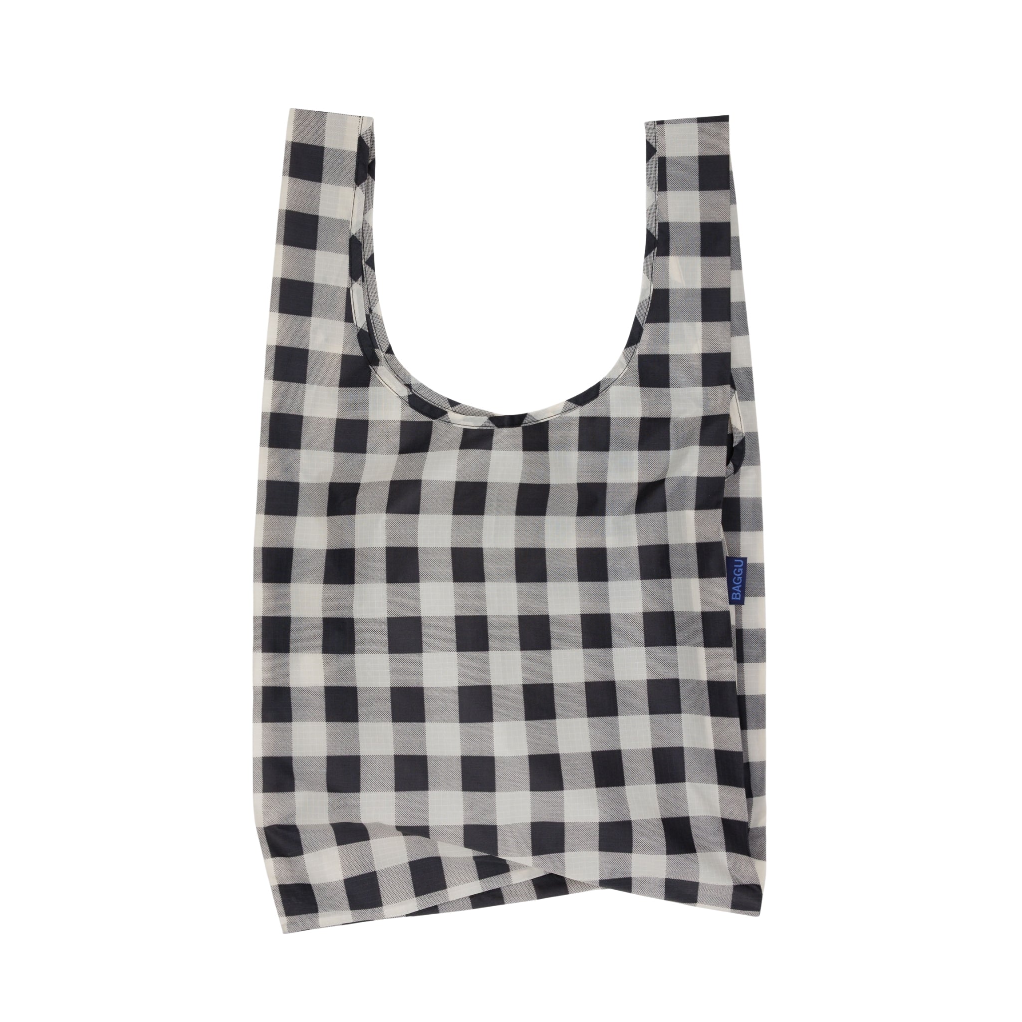 Baggu Standard Bag in Black & White Big Check