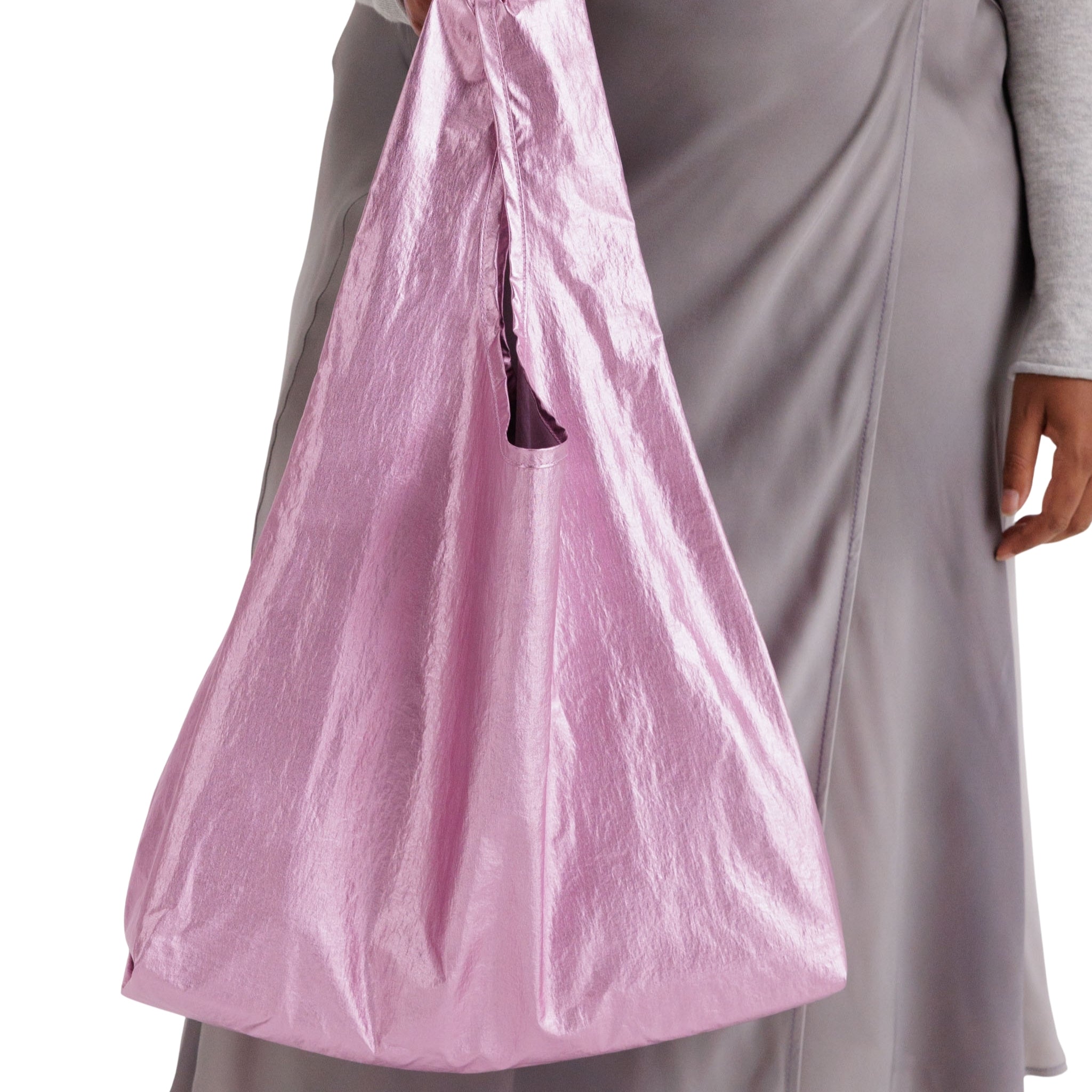 Baggu Standard Bag in Blush Metallic