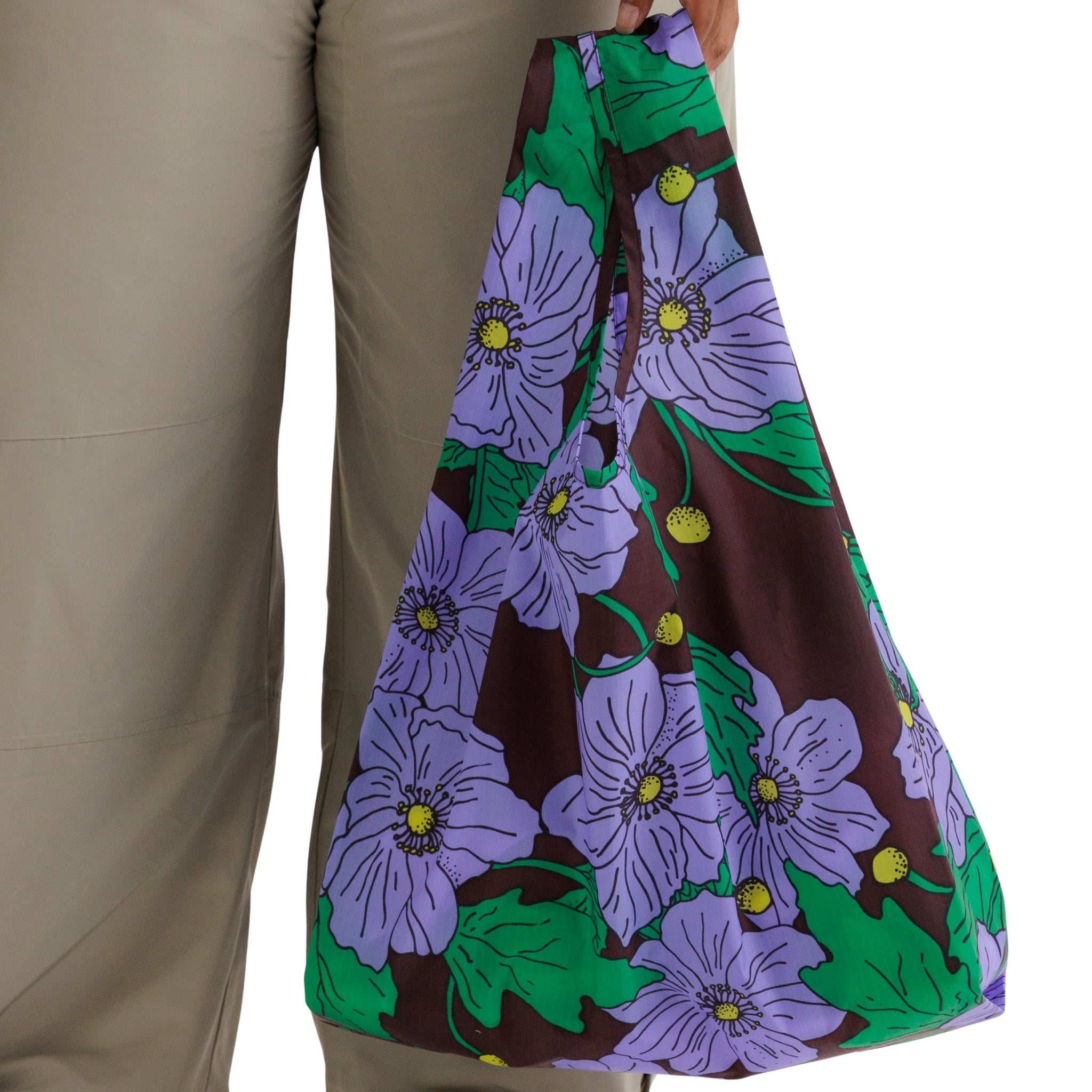 Baggu Standard Bag in Maroon Poppy