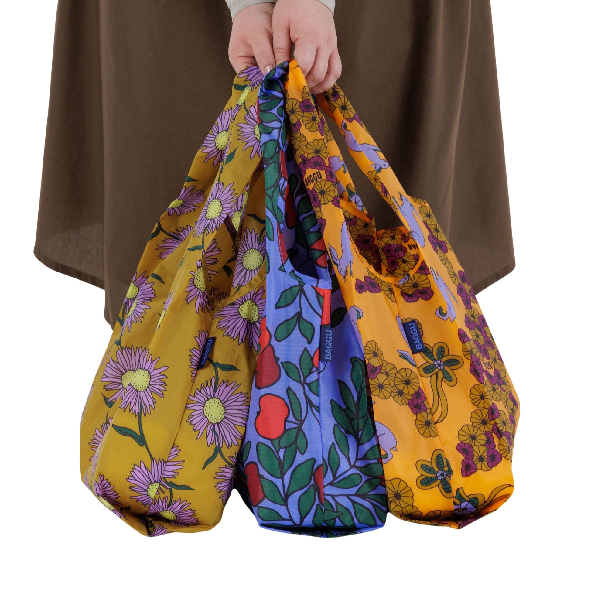 Baggu Standard Baggu Set of 3 in Night Orchard