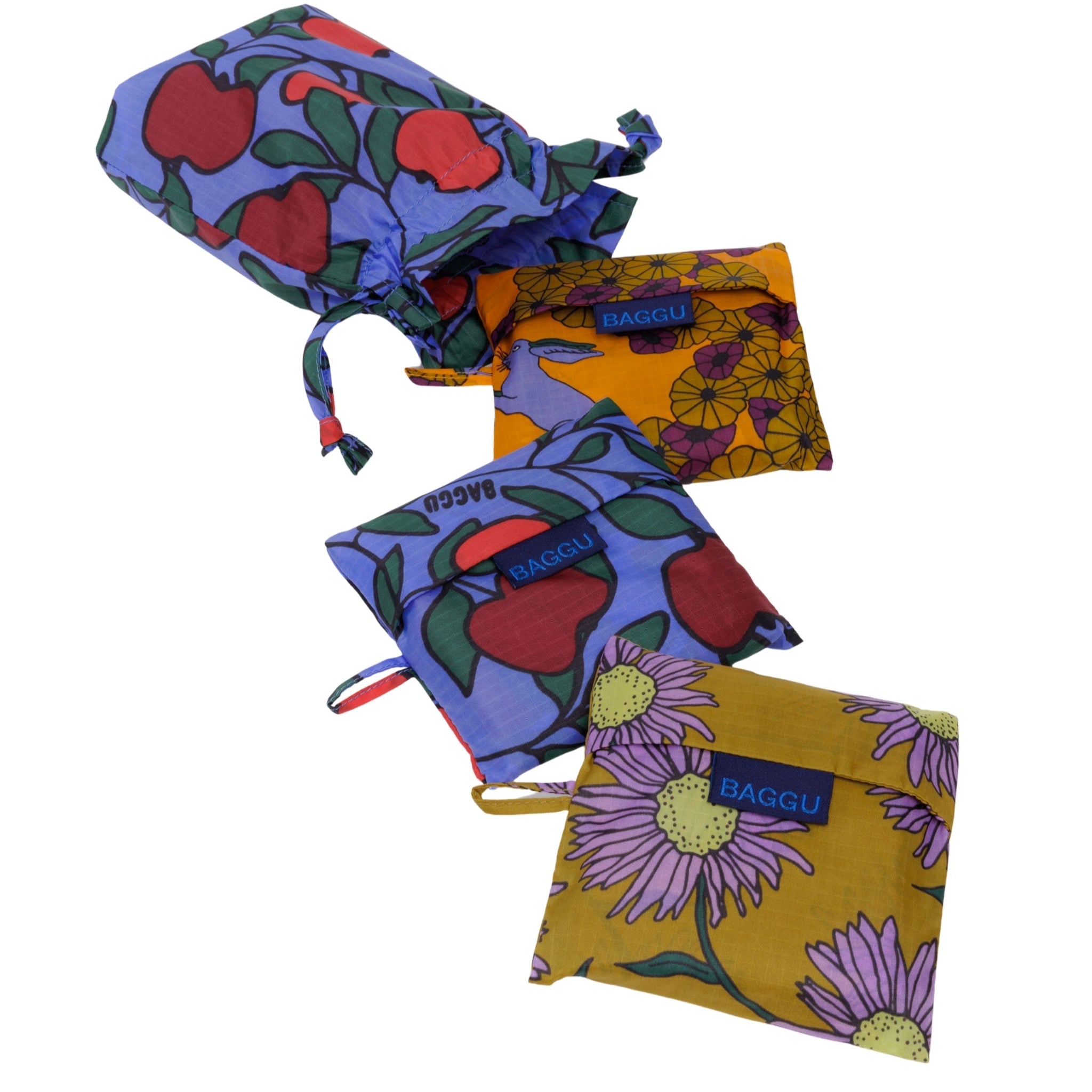 Baggu Standard Baggu Set of 3 in Night Orchard