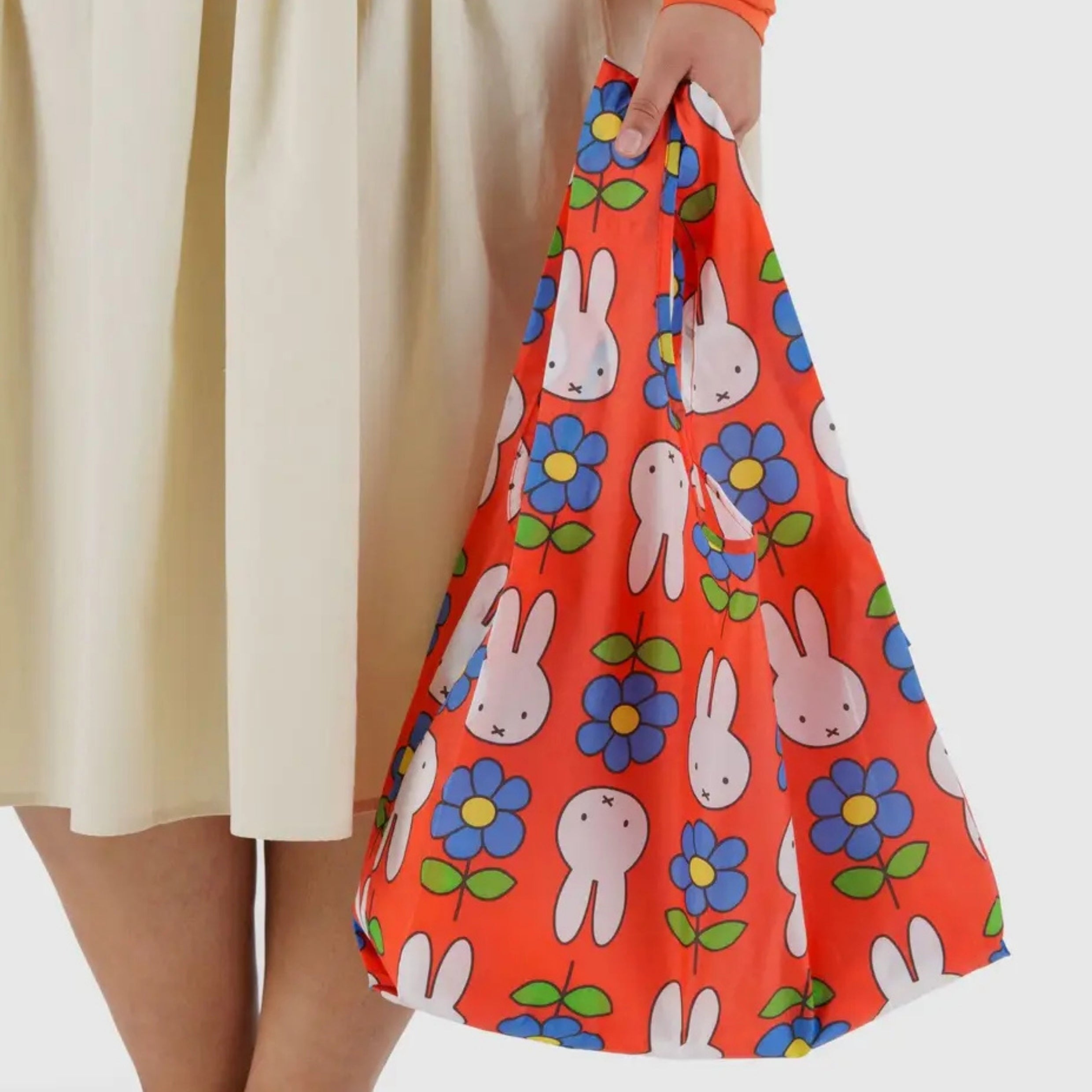 Baggu Standard Bag in Floral Miffy