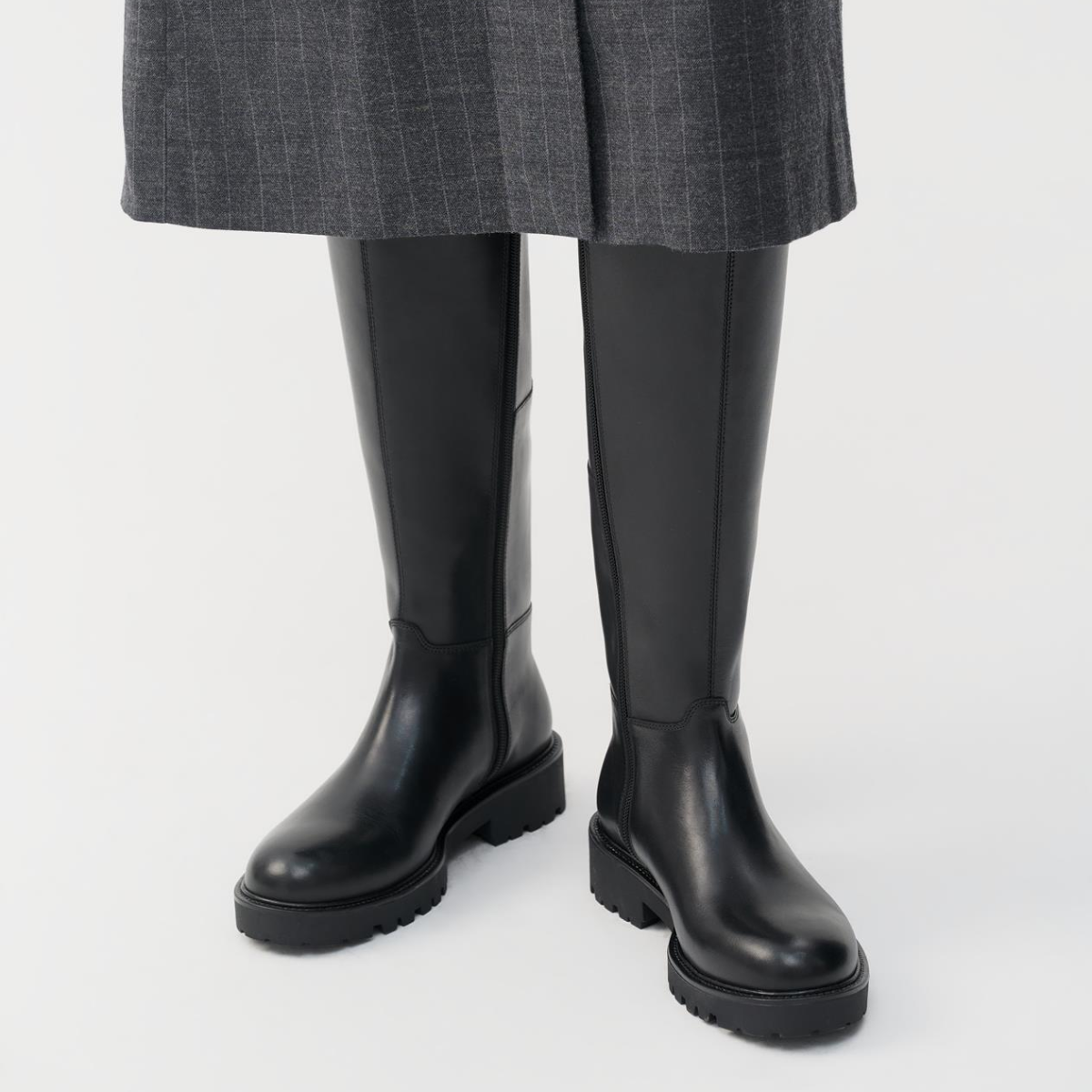 Vagabond Women's Kenova Tall Boots in Black Leather