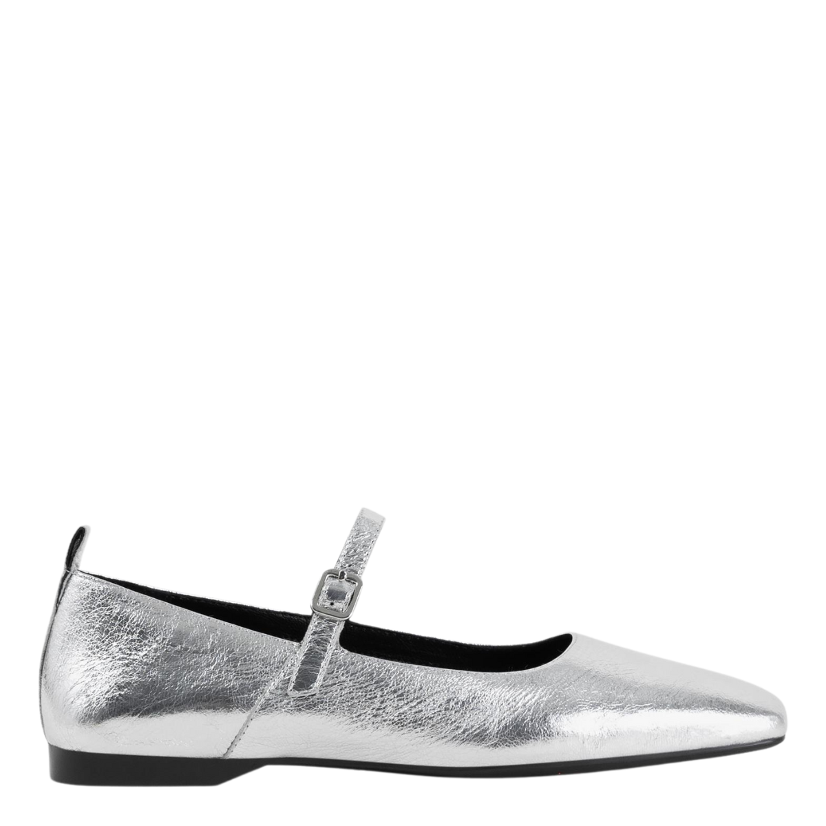 Vagabond Women's Delia Shoes in Silver Metallic Leather