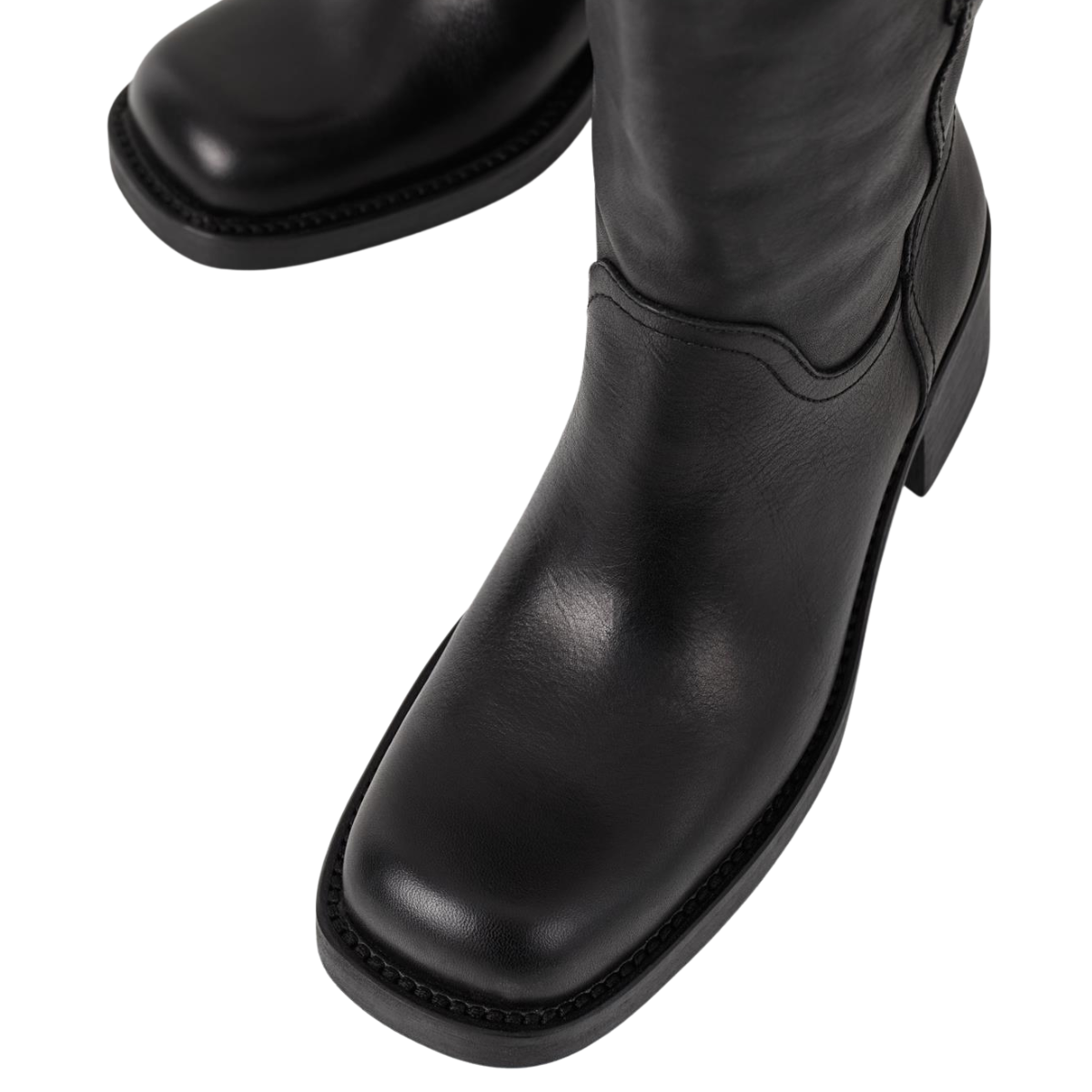 Vagabond Women's Nour Tall Boots in Black Leather