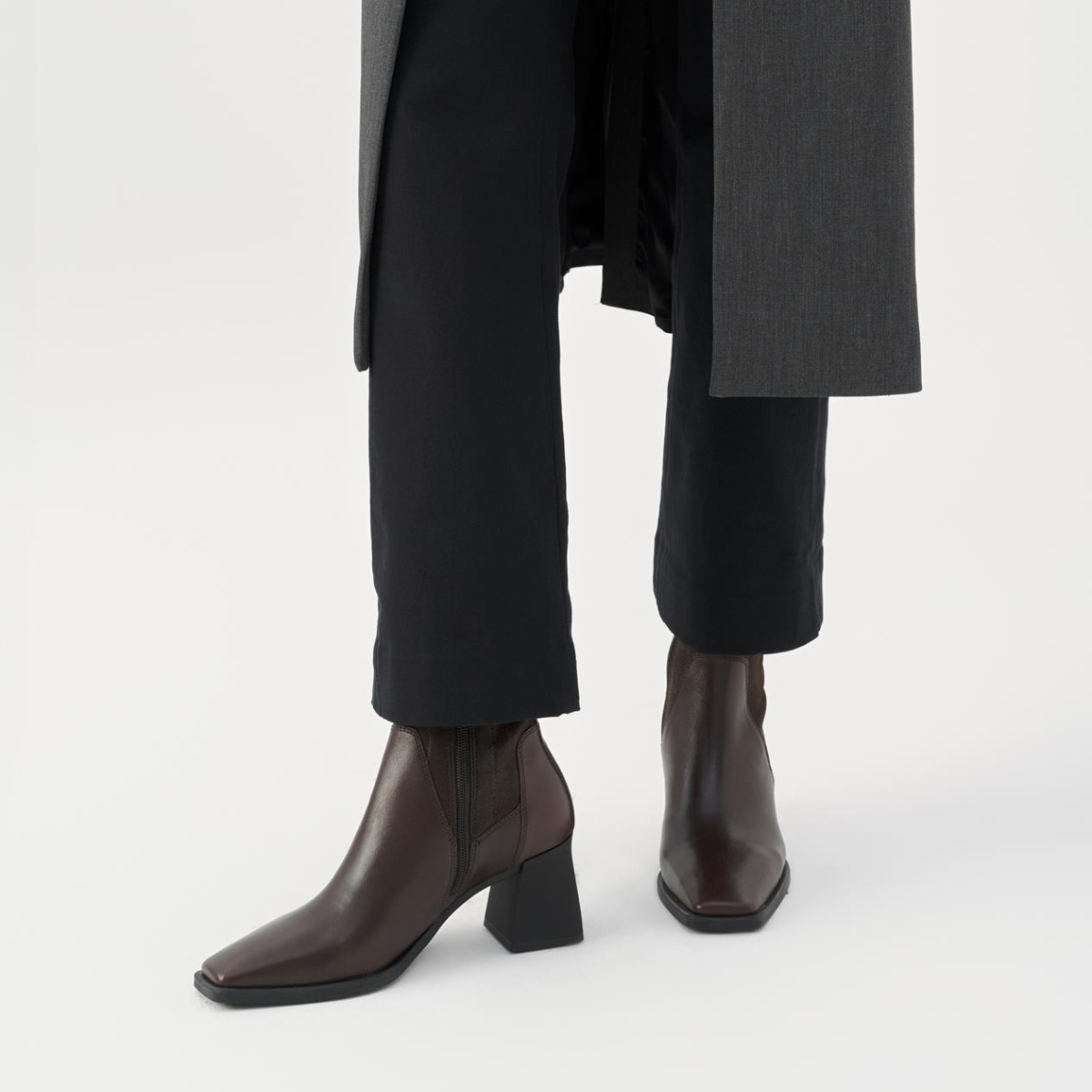 Vagabond Women's Hedda Boots in Brown Leather/Comb