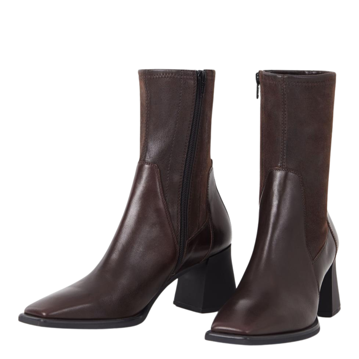 Vagabond Women's Hedda Boots in Brown Leather/Comb