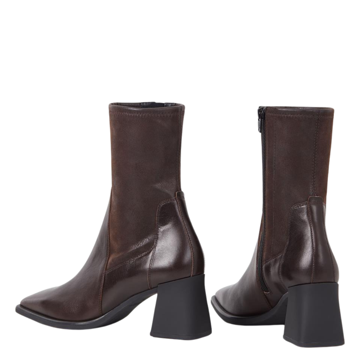 Vagabond Women's Hedda Boots in Brown Leather/Comb